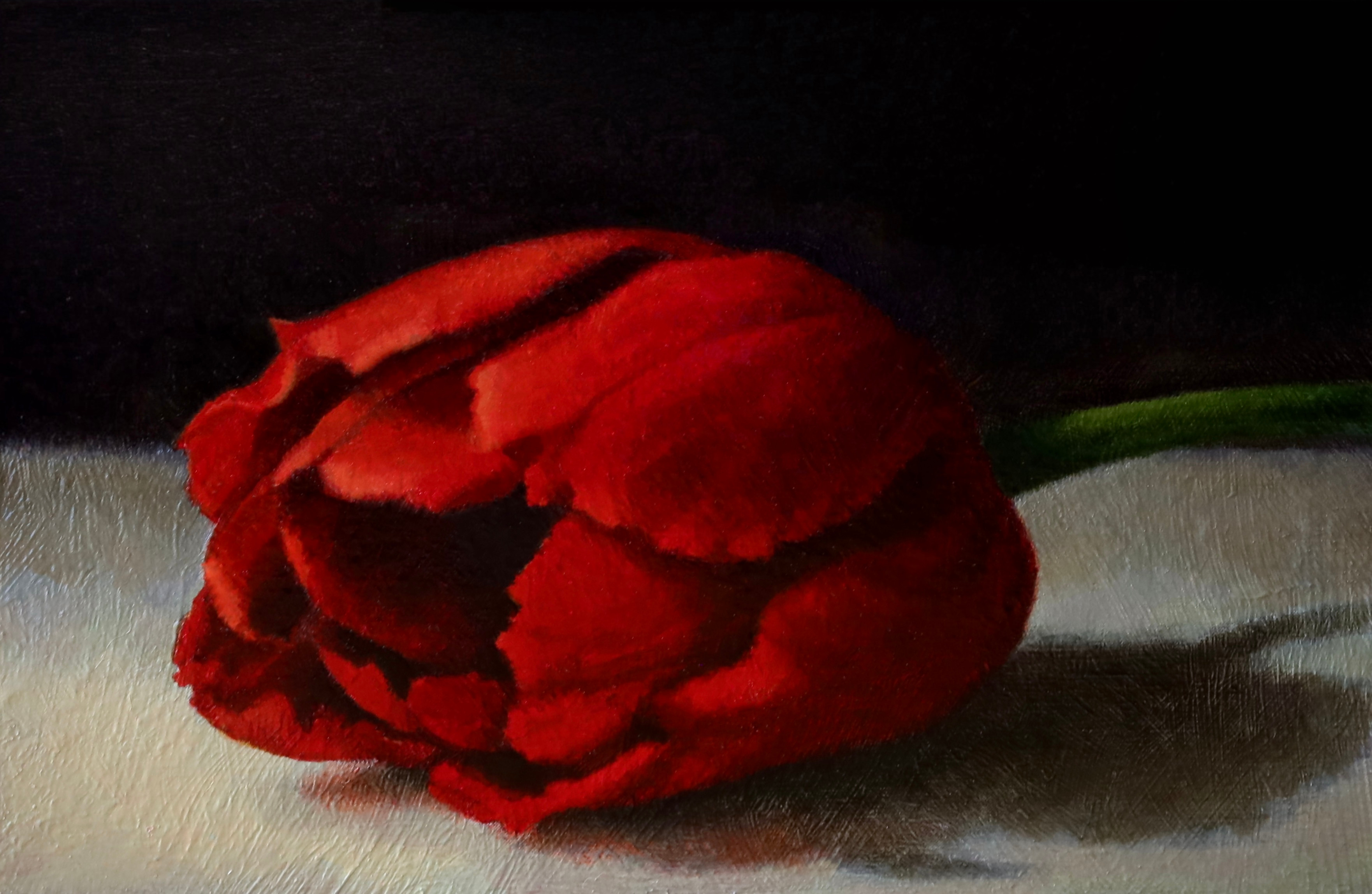 Original Oil Painting | Red Tulip - photo 4