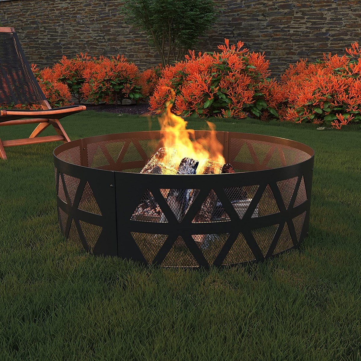 Brand new Amazon Basics 36-Inch Steel Fire Ring