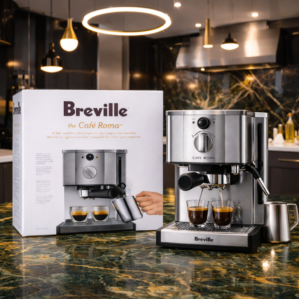 Retail Price $282**SEALED UNOPENED Breville Espresso Machine