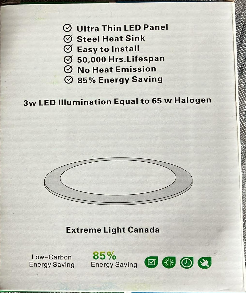 Lighting Rv Interior Lighting 12 Volt Dome Light Super Slim (New - photo 2