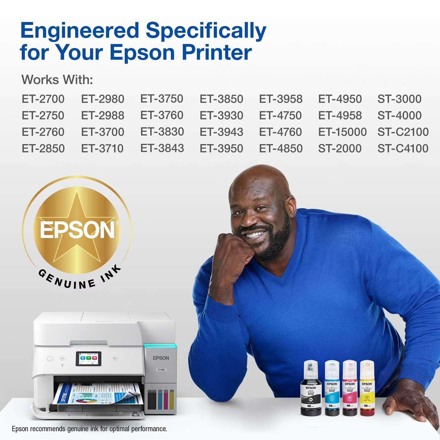 New Epson EcoTank 502 Ink Bottles Value Club Pack - photo 2