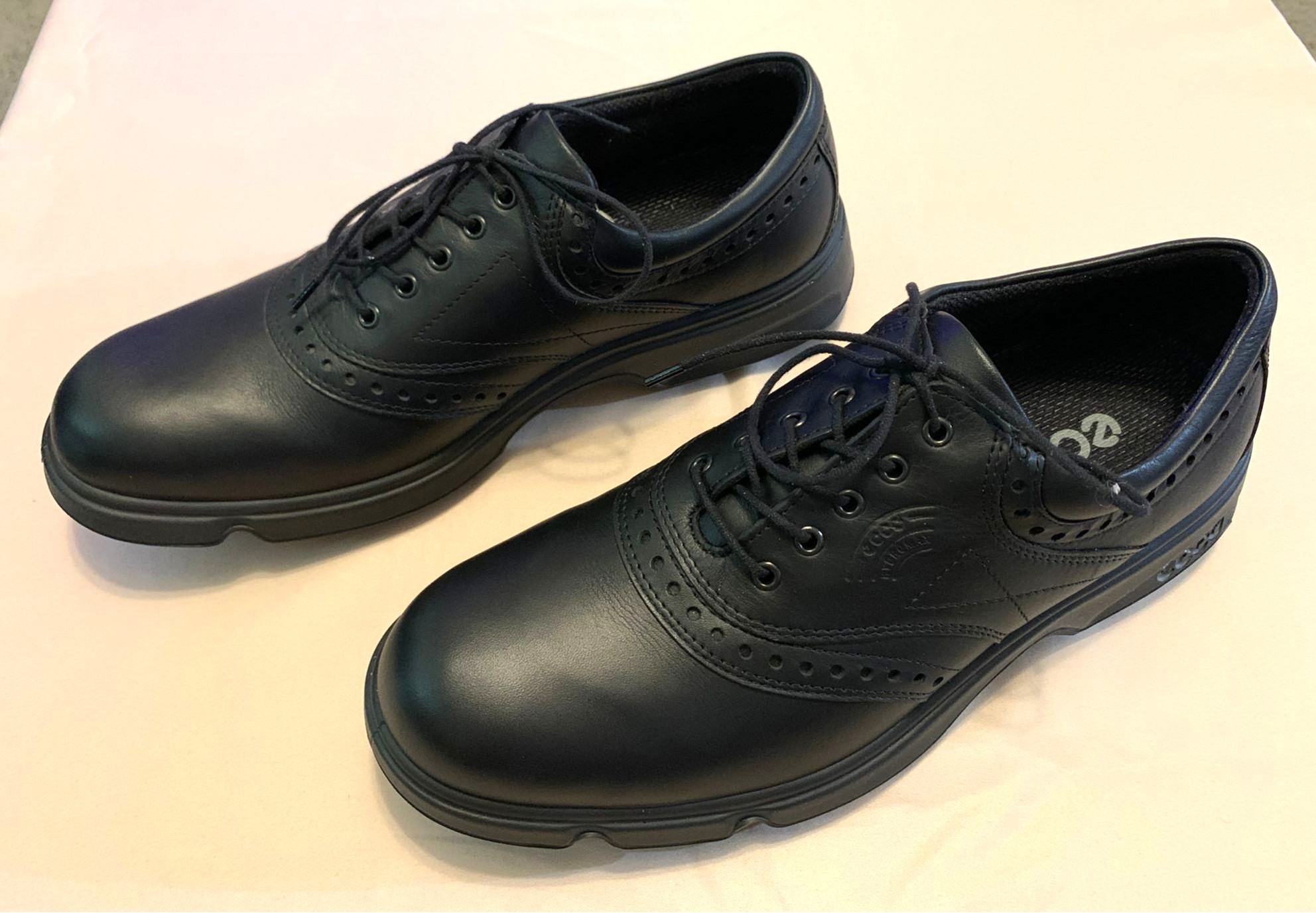 NEW ECCO Men Hydromax Golf Shoes EU 42 (US 8.5-9) + Spare Spikes - photo 2