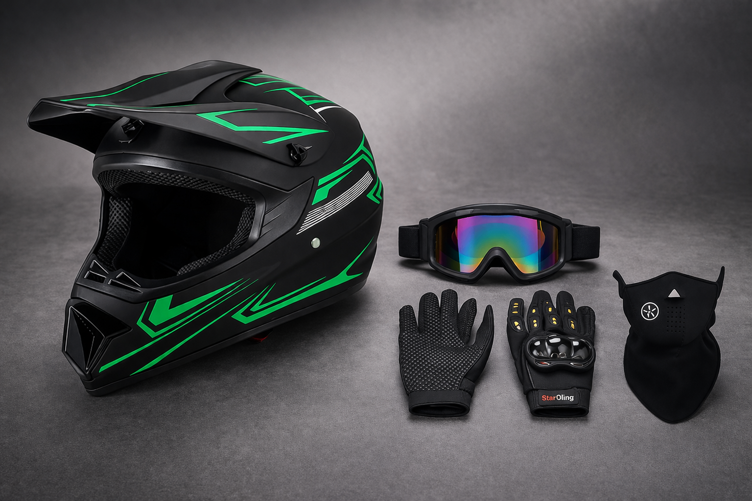 Helmet DOT Approved - Green XL (NEW) - photo 2