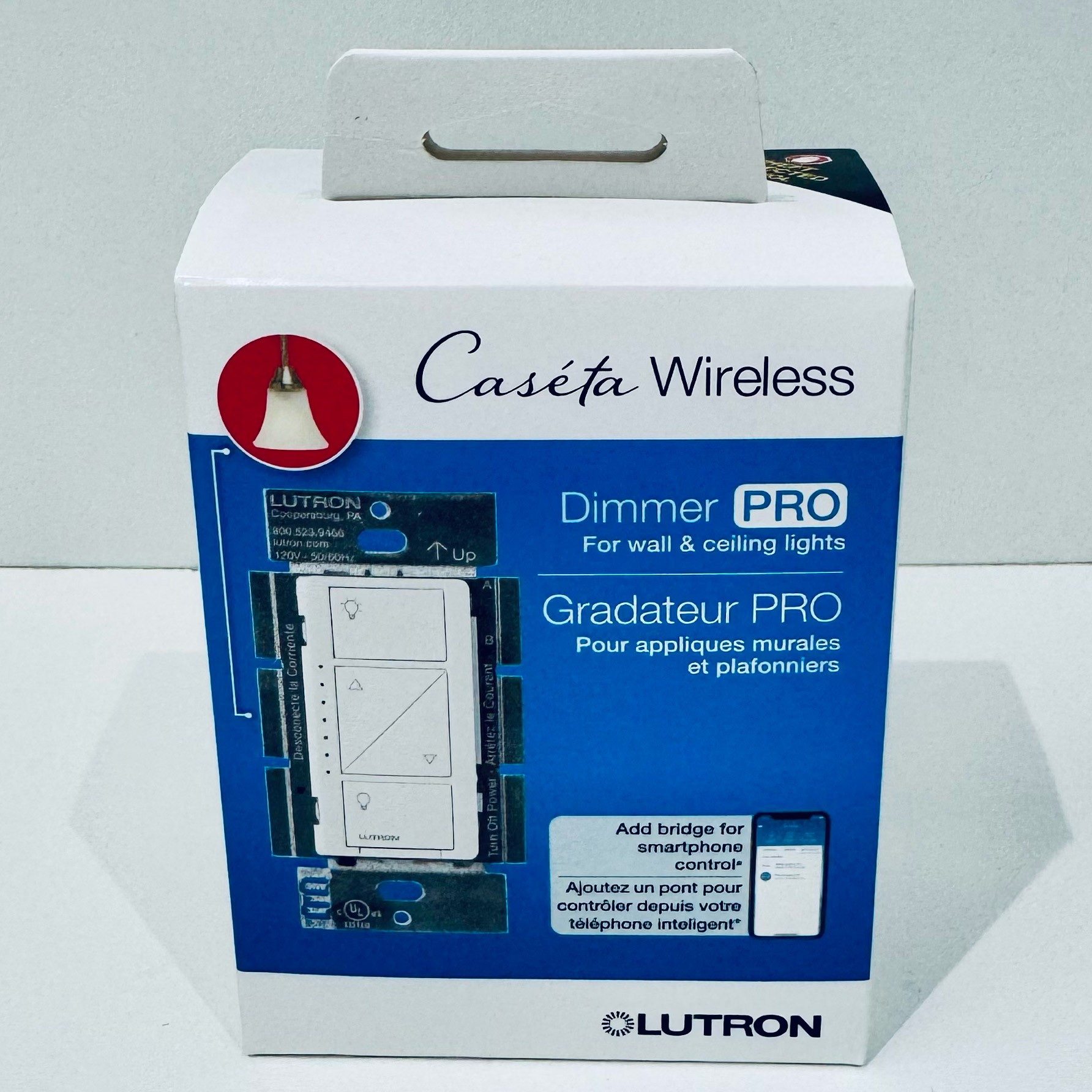 Lutron Caseta PRO dimmer, PD-10NXD-WH-C