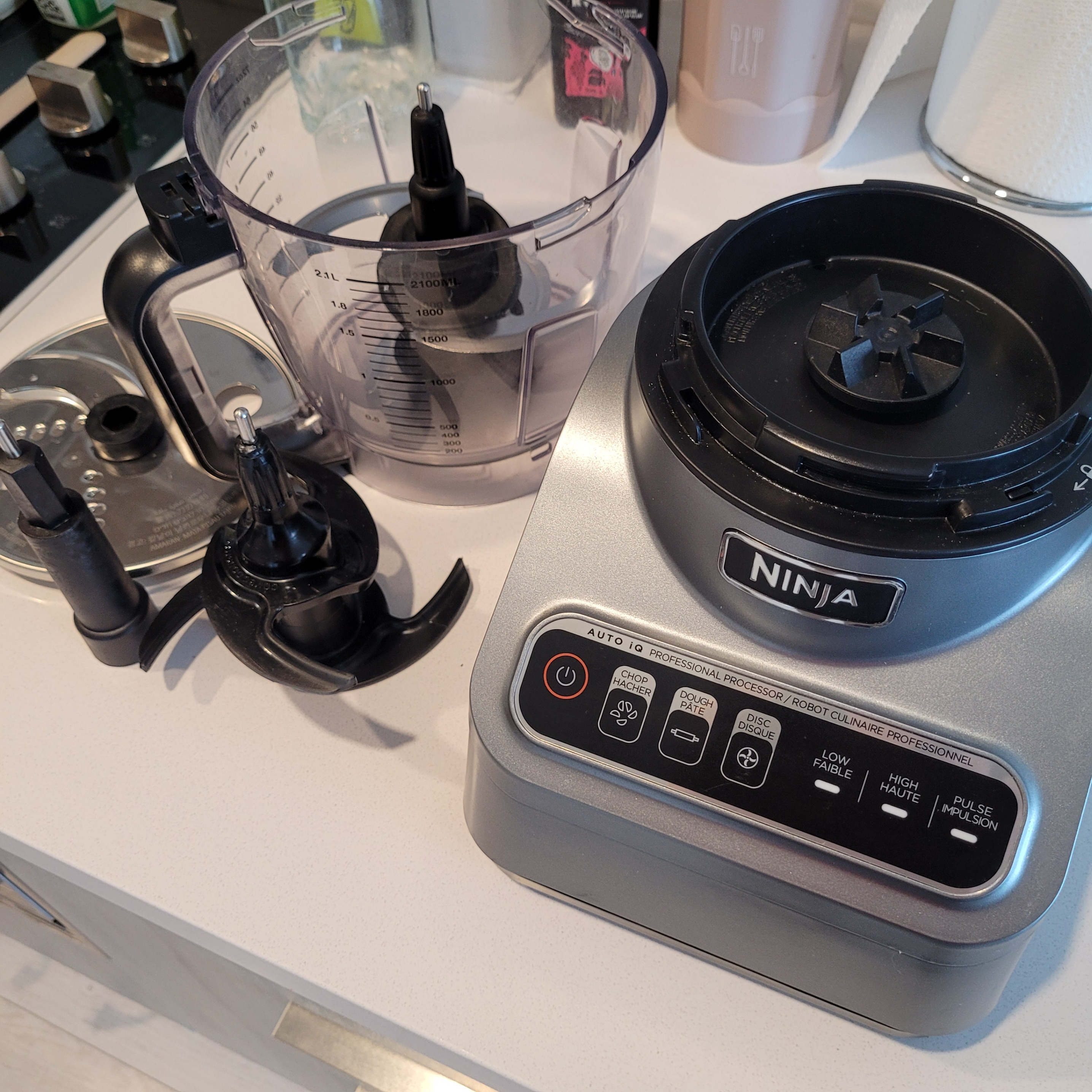 Ninja Professional Food Processor BN600C 1000W Peak 9-Cup Cap.