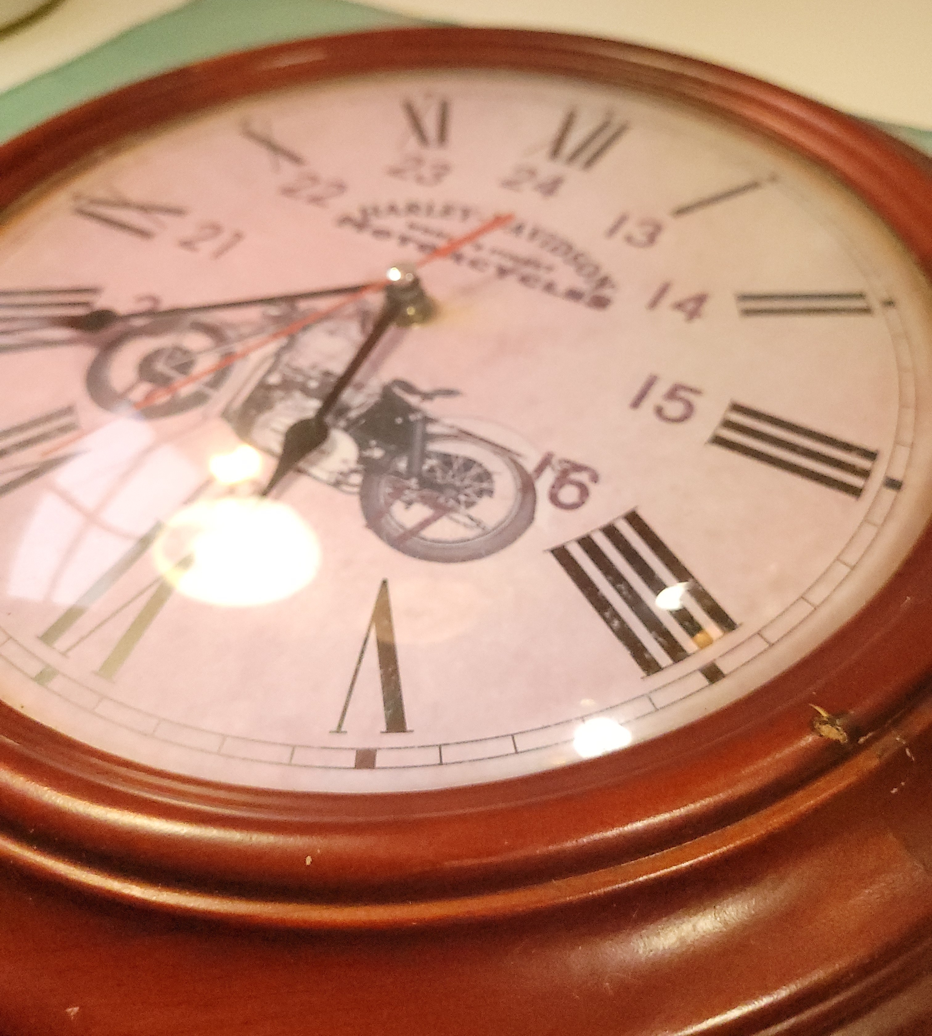 Vintage 1990s Official Harley-Davidson Wall Clock – "Genuine" - photo 5