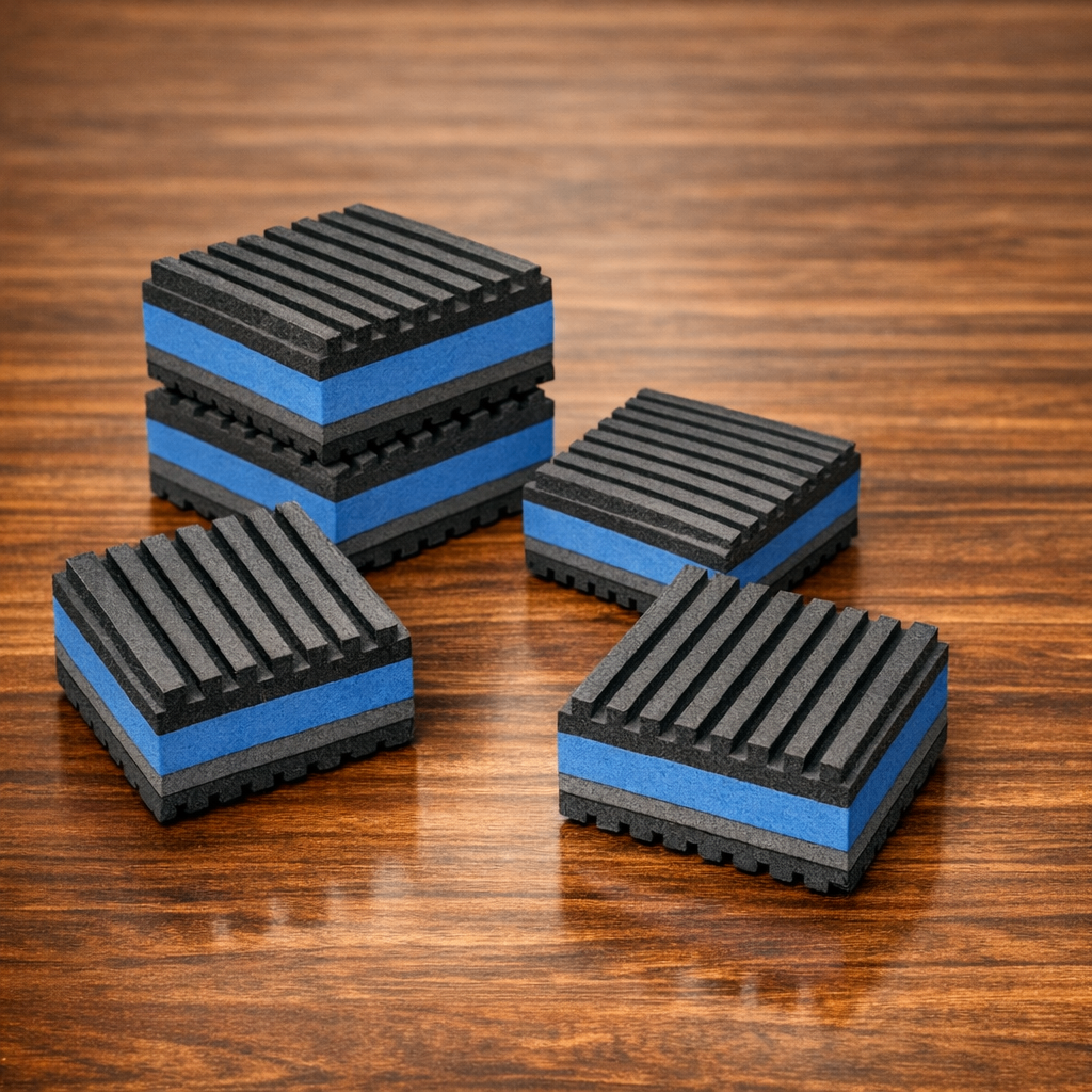 Isolation Pads – 2" x 2" x 1"– 4 Pads - photo 5