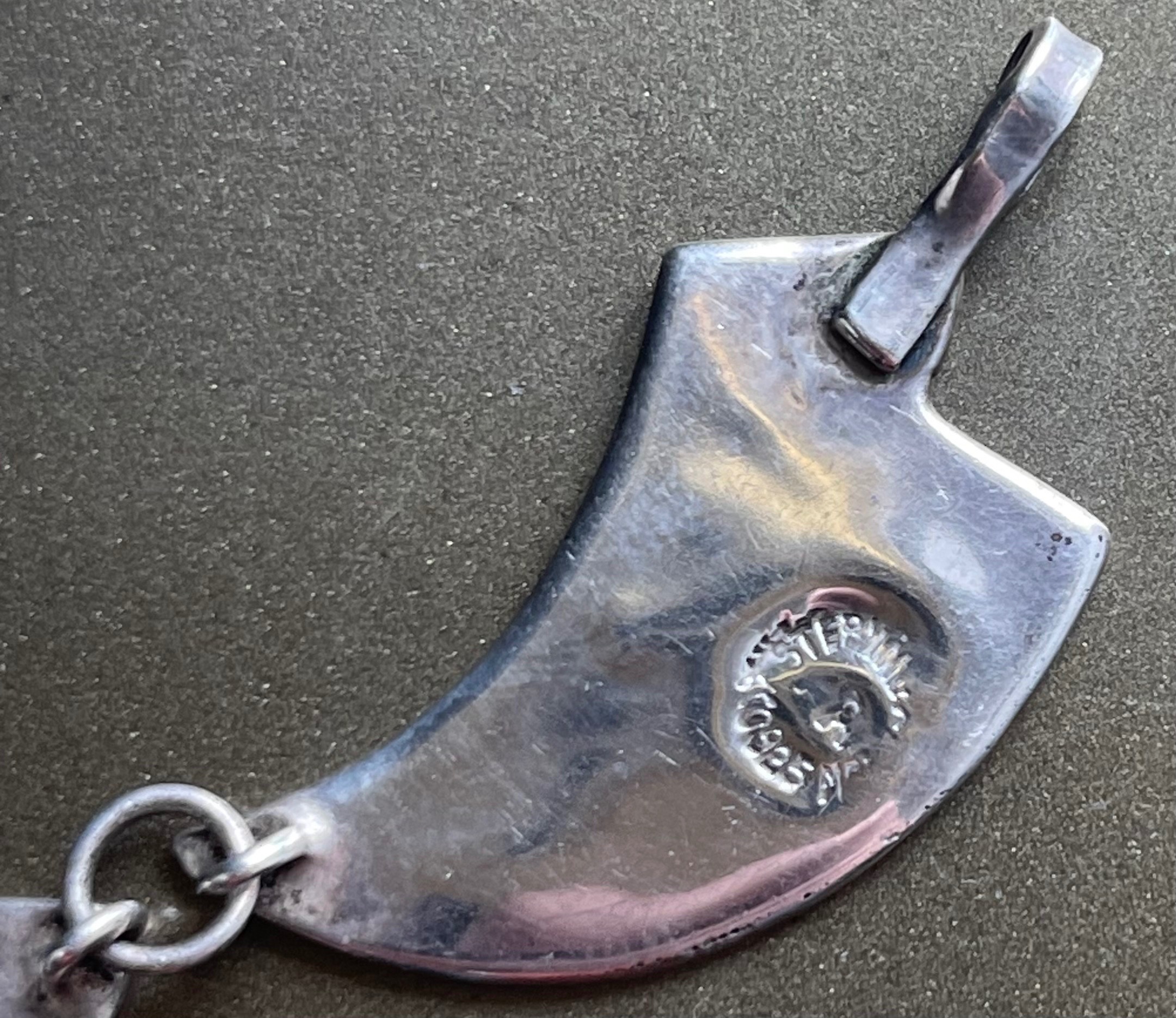 Vintage Mexican Sterling Silver Abalone Panel Bracelet (.925) - photo 2
