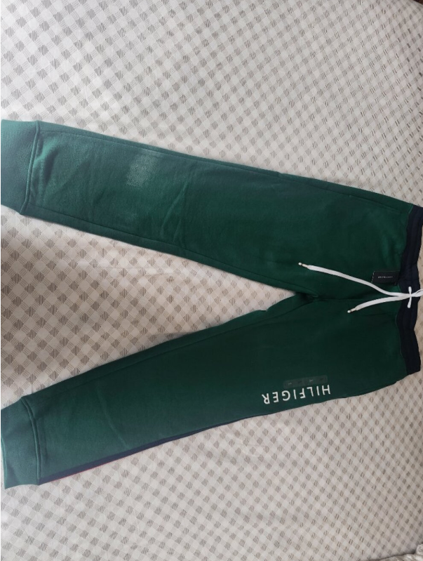 Tommy Hilfiger Green Joggers Men’s L/G NWT Logo Sweatpants - photo 4