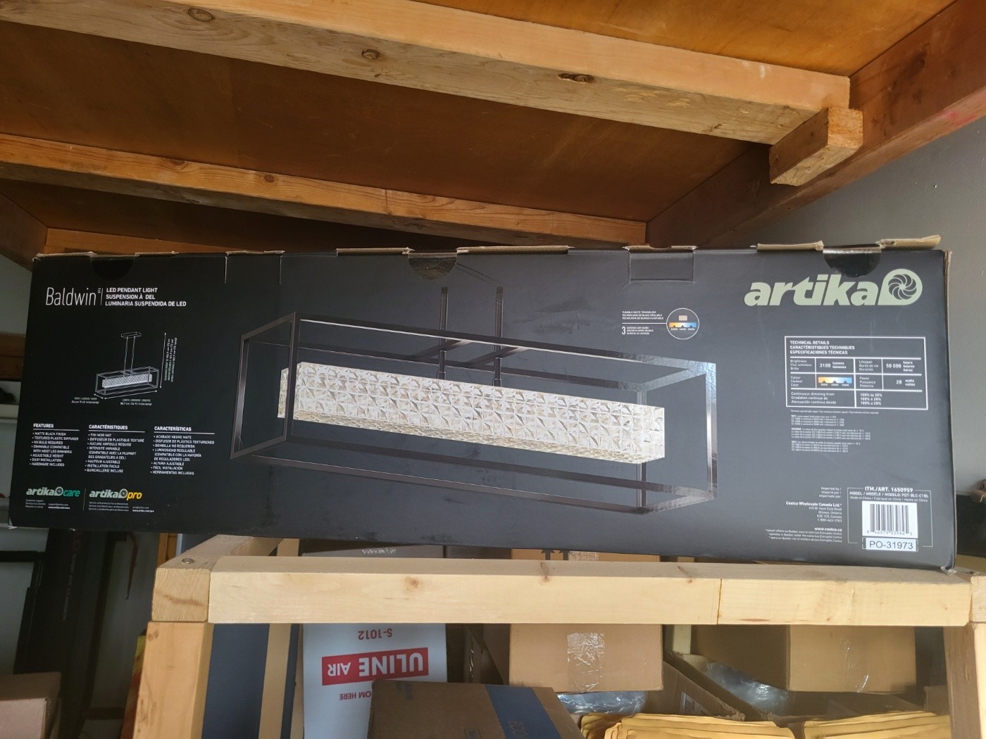 Artika Baldwin LED Pendant Light – Brand New in Box - photo 2