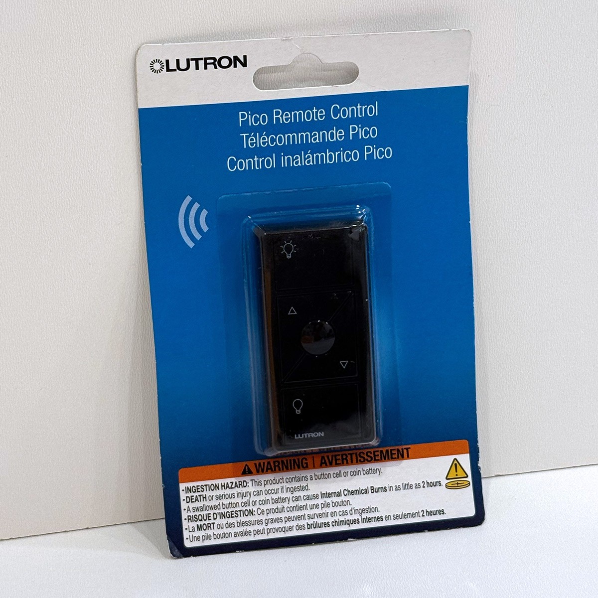 Lutron Caseta Pico Remote Black, PJ2-3BRL-GBL-L01
