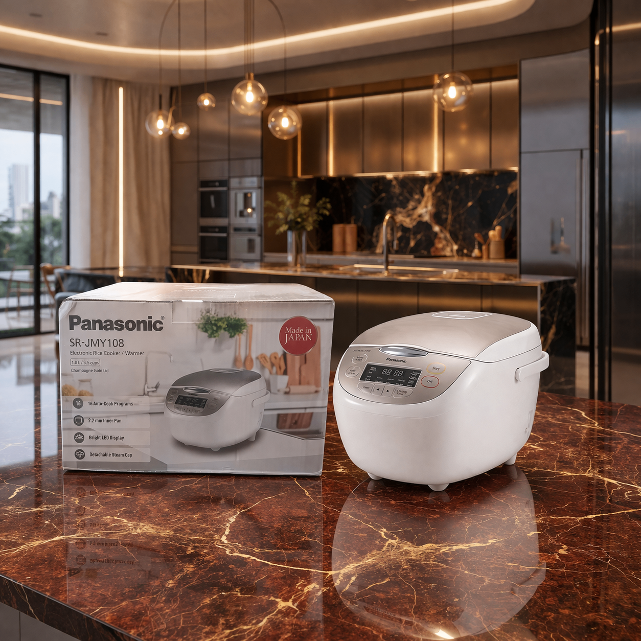 Retail Price $270-SEALED UNOPENED Panasonic 10 Cup Rice Cooker