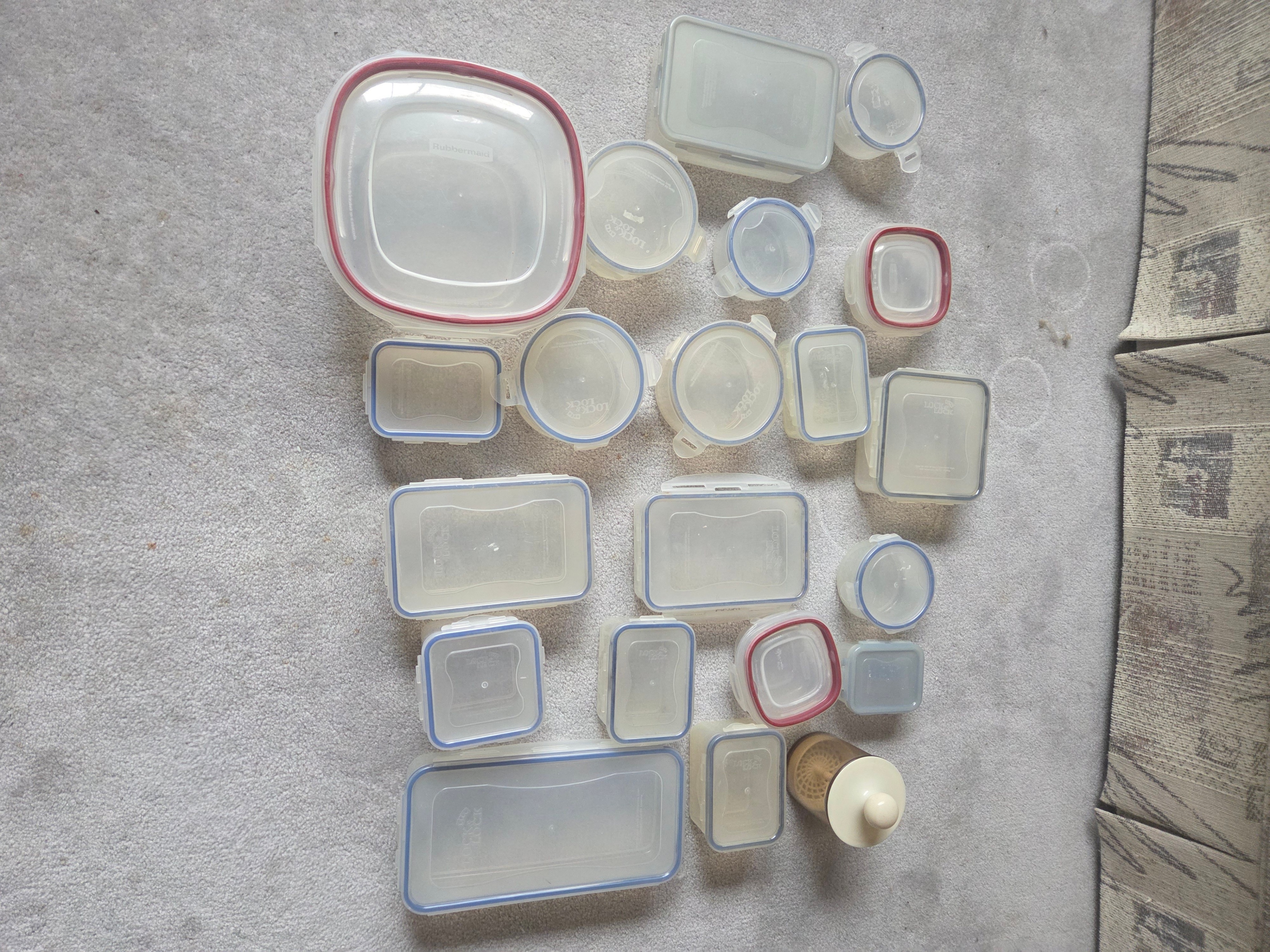 21-Pc Food Storage (Tupperware Style) Set, BPA-Free, Airtight