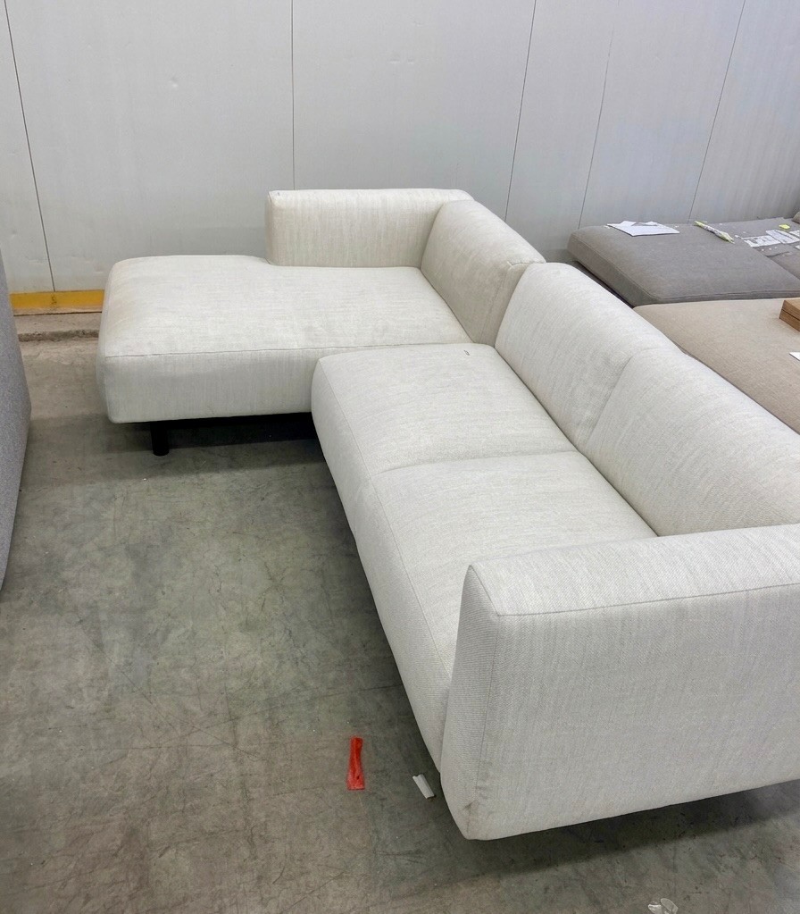 EQ3 Bonne Club 2-Piece Sectional Sofa with Chaise