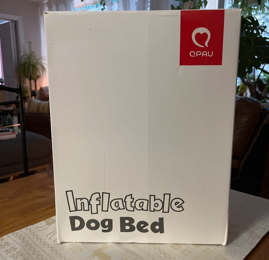 Black Dog Bed Cover + Inflatable Dog Bed (New) - photo 4