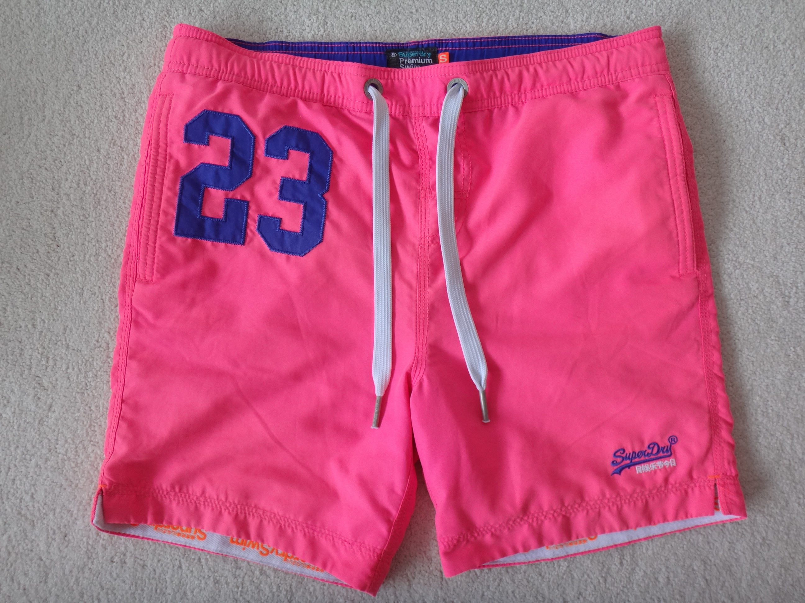 ✅👍🆕Superdry Japan Premium Wear Men's Small 28-30 Swim Shorts
