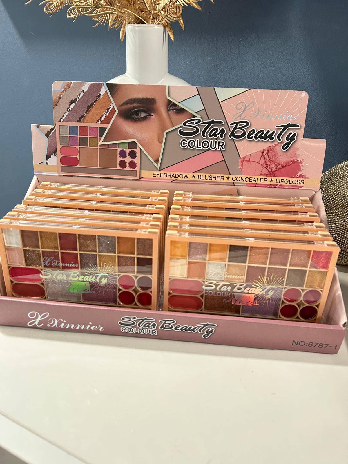 Star Beauty Colour Eyeshadow Blusher Concealer Lipgloss  Palette - photo 2