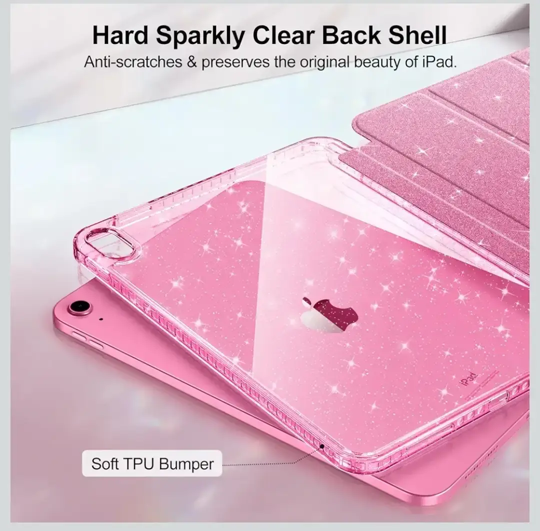 Fintie Hybrid Slim Case for iPad 11" & 10.9" Glitter Pink - photo 3