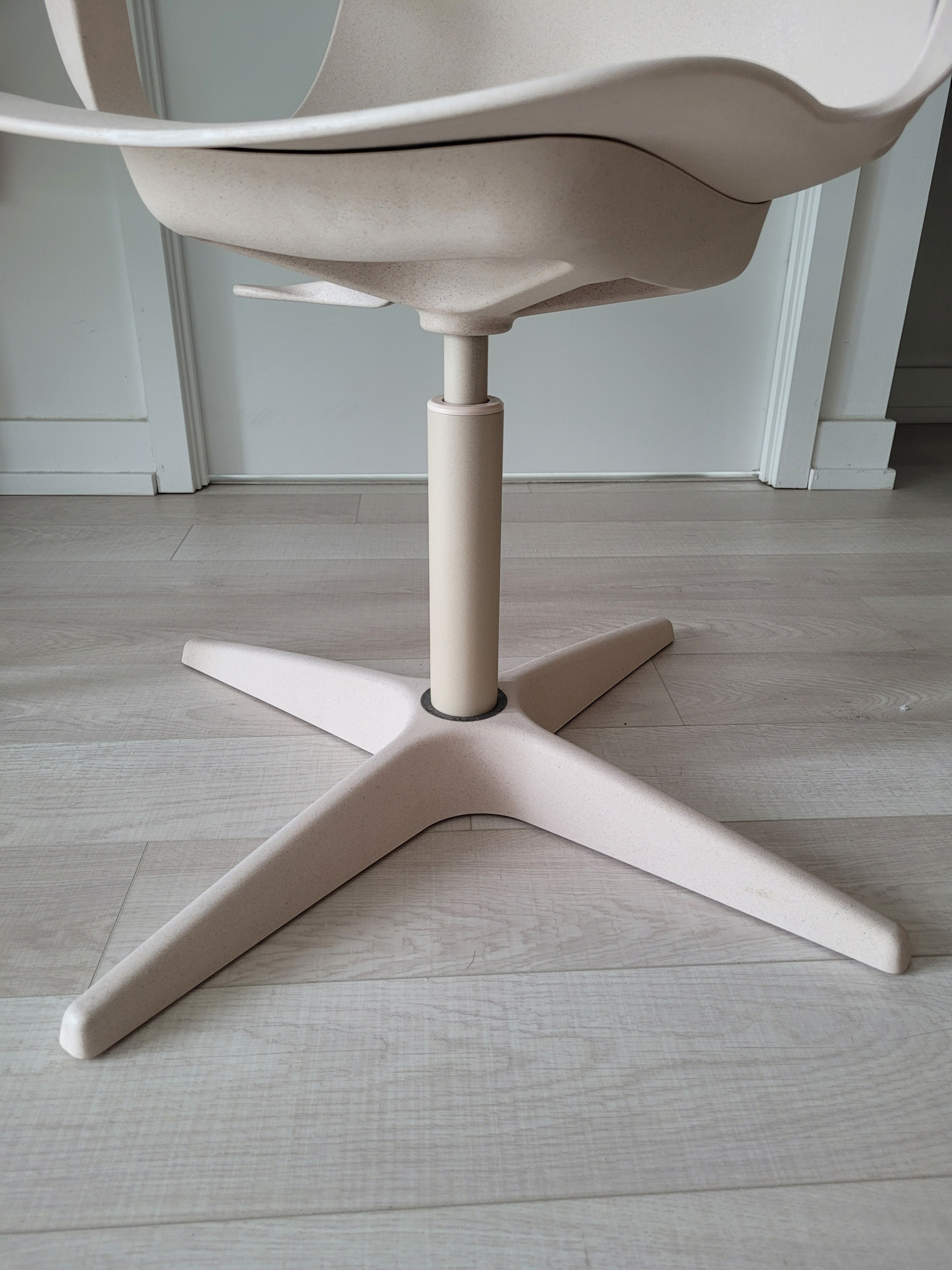 IKEA ODGER Swivel chair, white/beige - photo 4