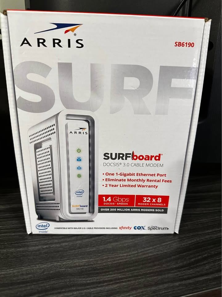 ARRIS SURFboard SB6190 DOCSIS 3.0 Cable Modem