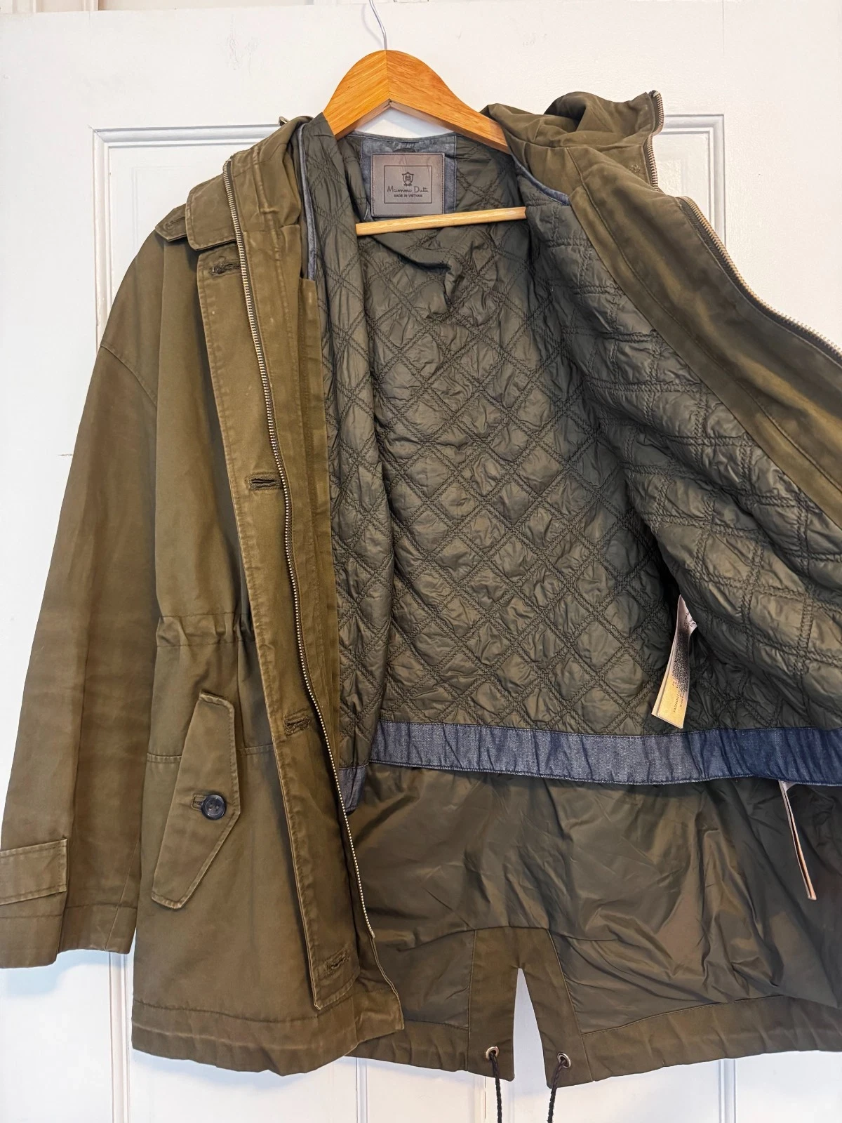 Mossimo Dutti Parka Jacket, Olive, Women's M - photo 2