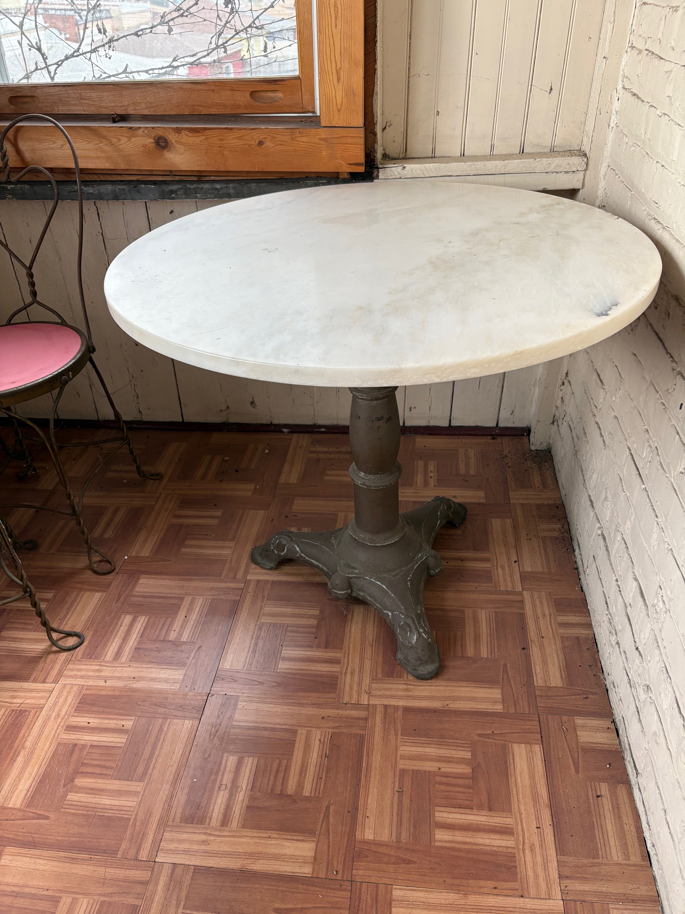 Vintage Café Table with chairs - photo 3