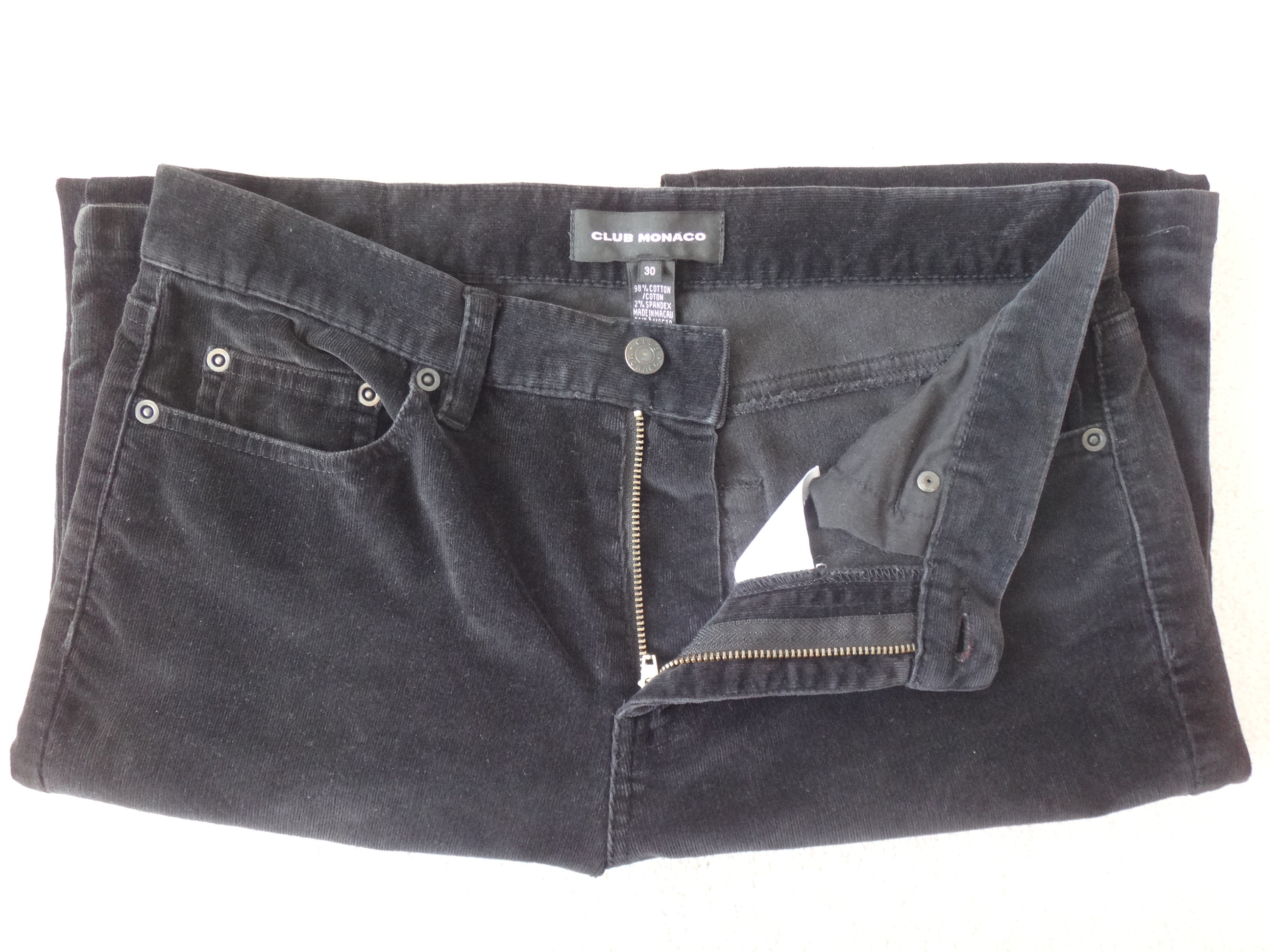✅🆕CLUB MONACO Men's 30 x 32 Straight Stretch Corduroy Jeans