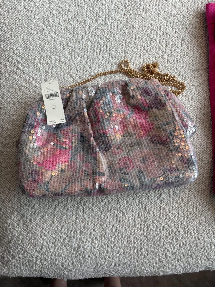 Anthropologie Sequin Clutch Bag - photo 2