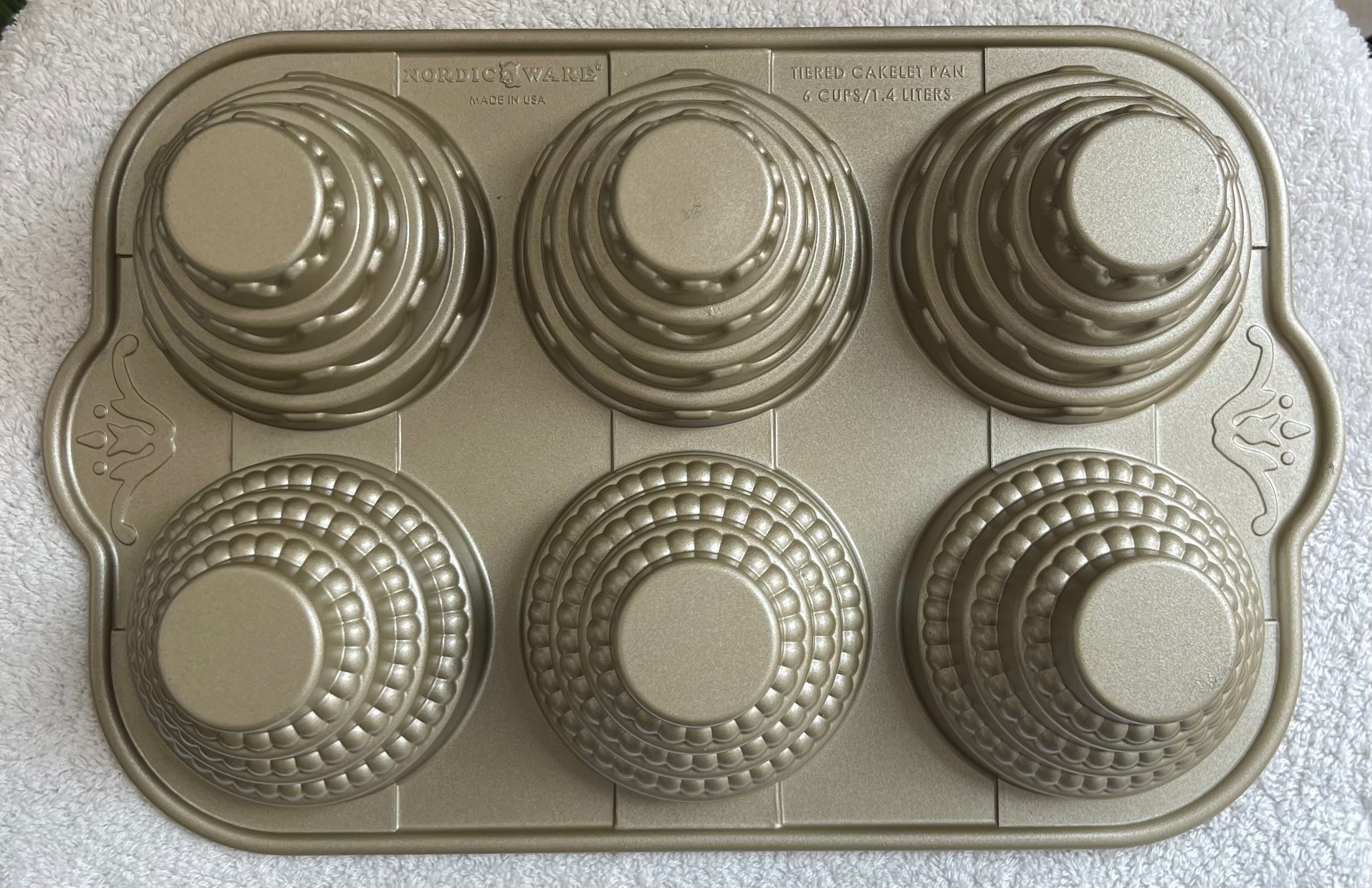 Nordic Ware Tiered Cakelet Pan (6 Cup) - photo 4
