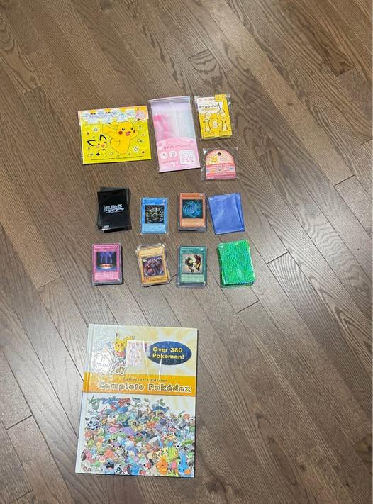 Assorted - Yu-Gi-Oh, Pokedex, Pikachu/Pokeman products