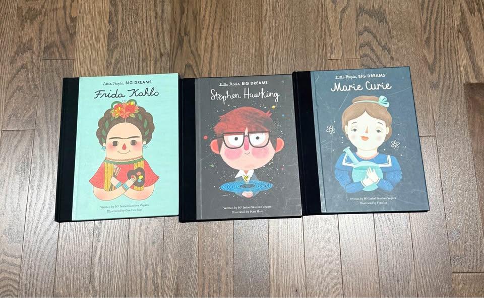 3 Books - Little People Big Dreams Series ($10 each)