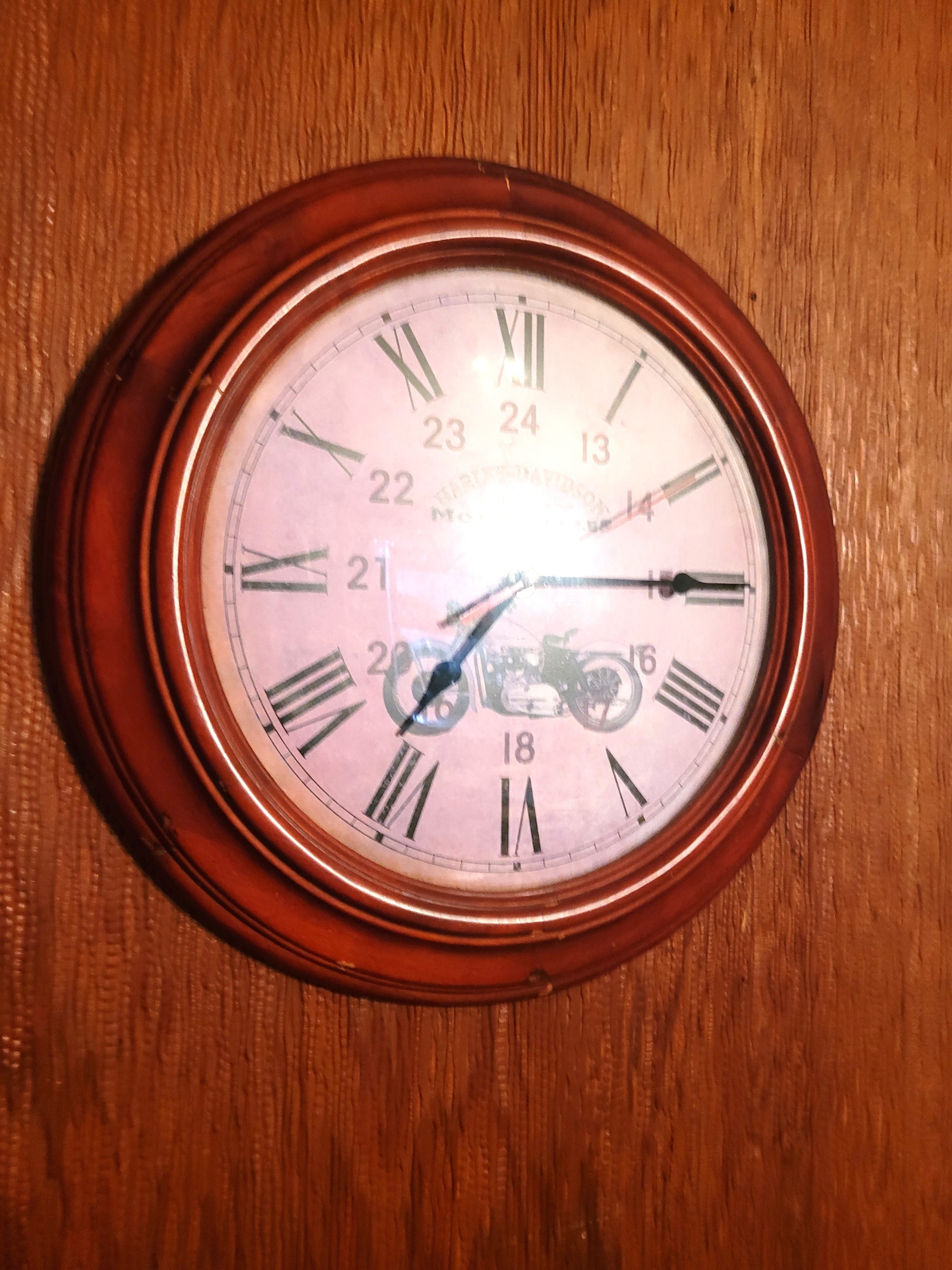 Vintage 1990s Official Harley-Davidson Wall Clock – "Genuine" - photo 2