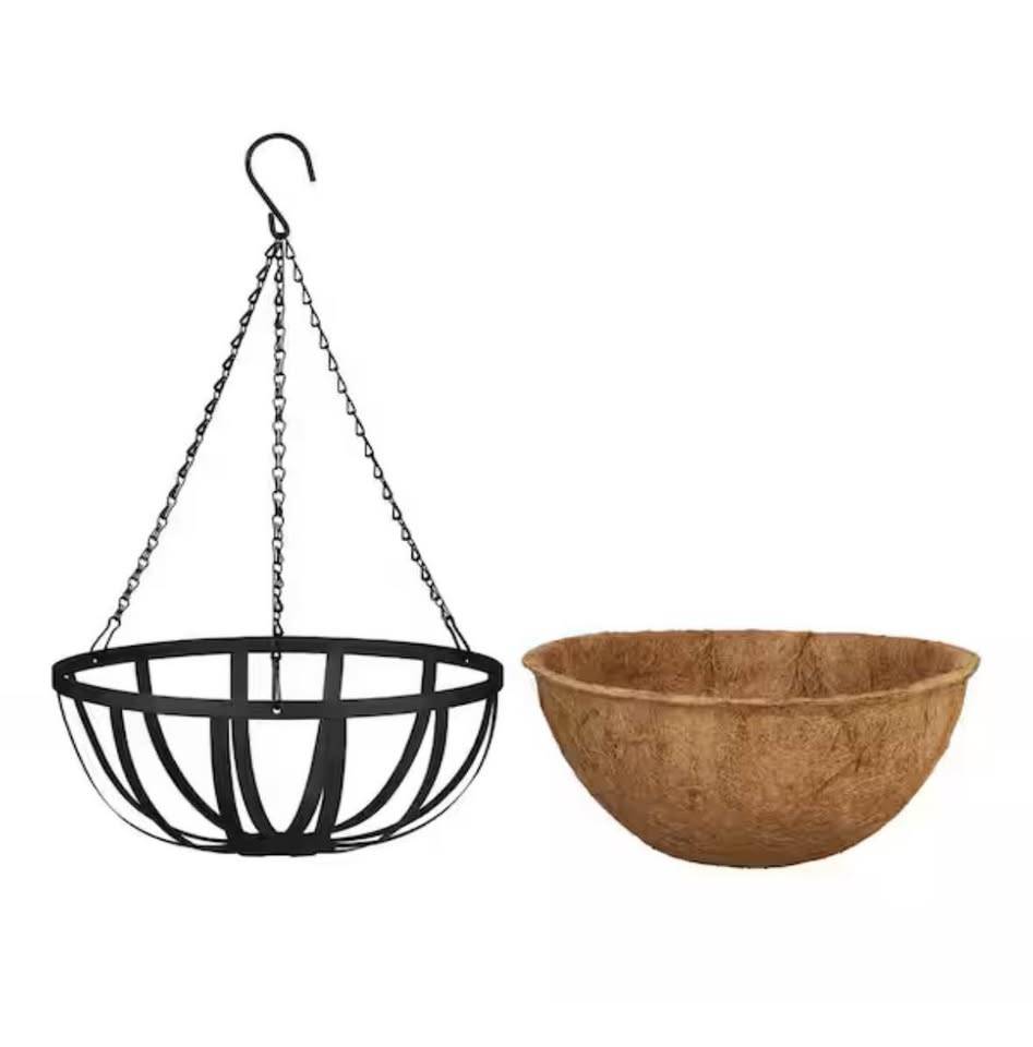 Hanging Plant Basket with Coco Liner - Brand New - photo 2