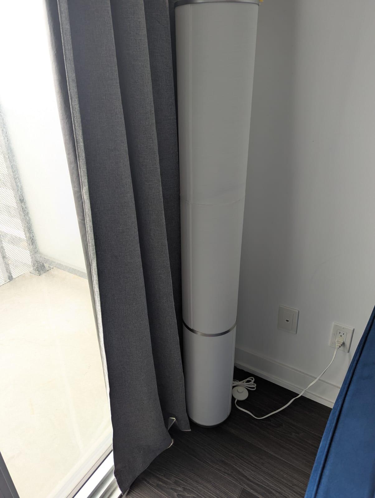 IKEA VIDJA floor lamp 138 cm white