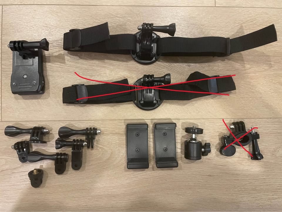 Universal Action Camera Mounts & Accessories