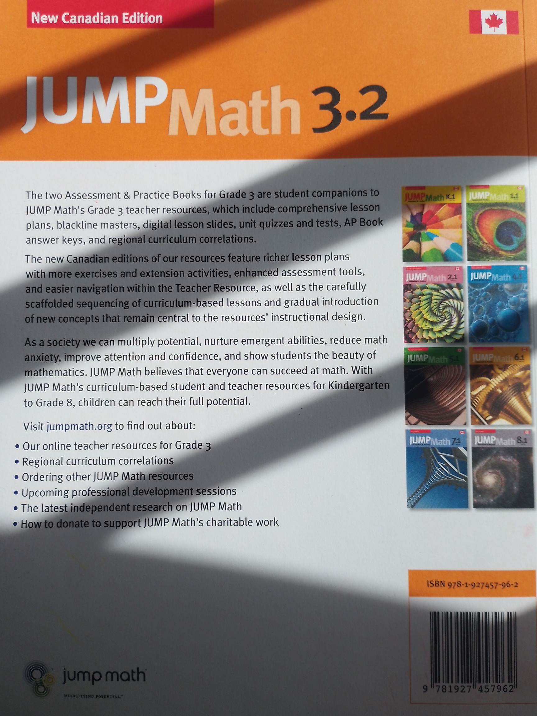 JUMP Math 3.1 & 3.2 Assessment & Practice Books - photo 4
