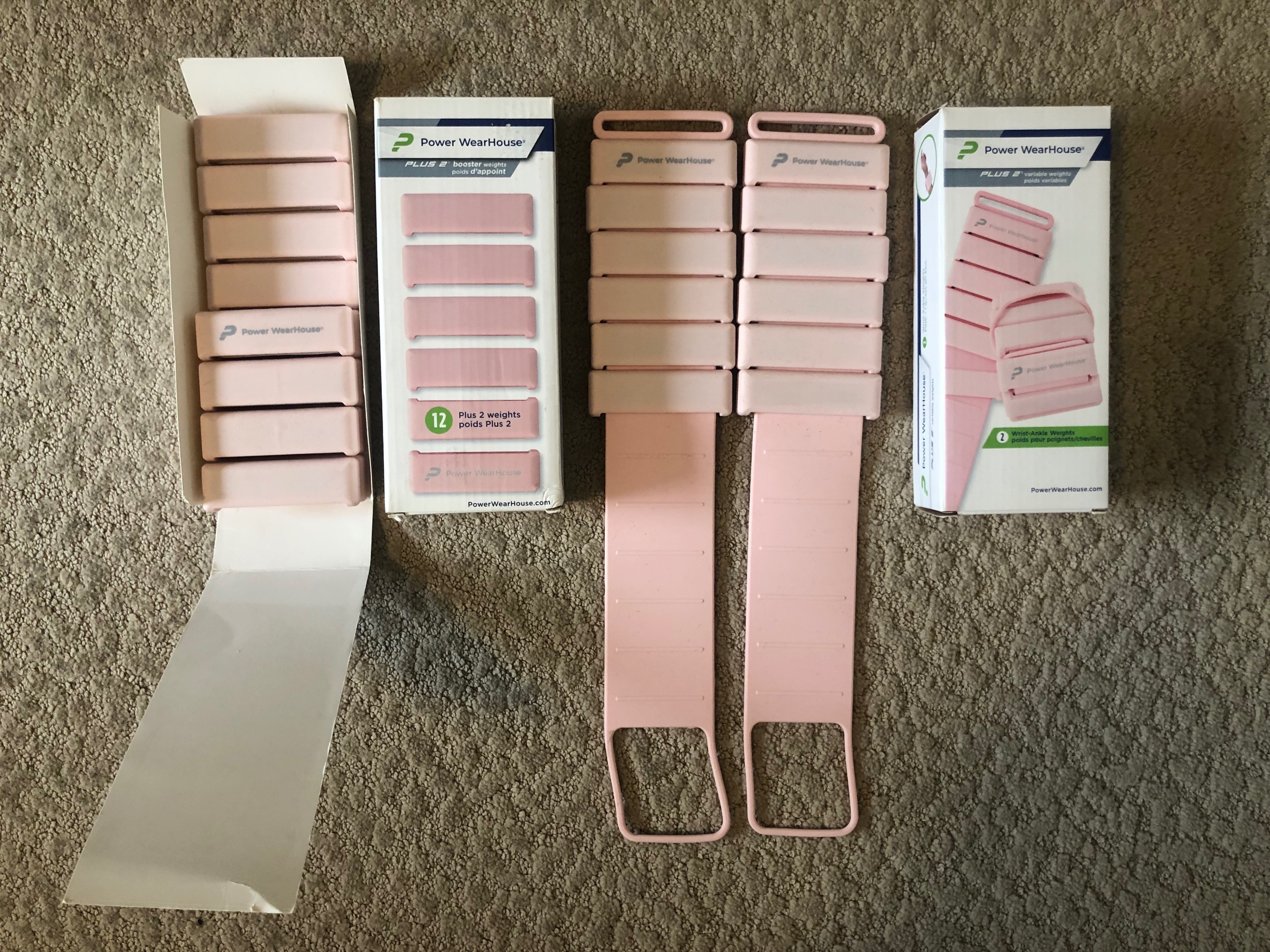Pink Ankle/Wrist Weights + Boosters - photo 2