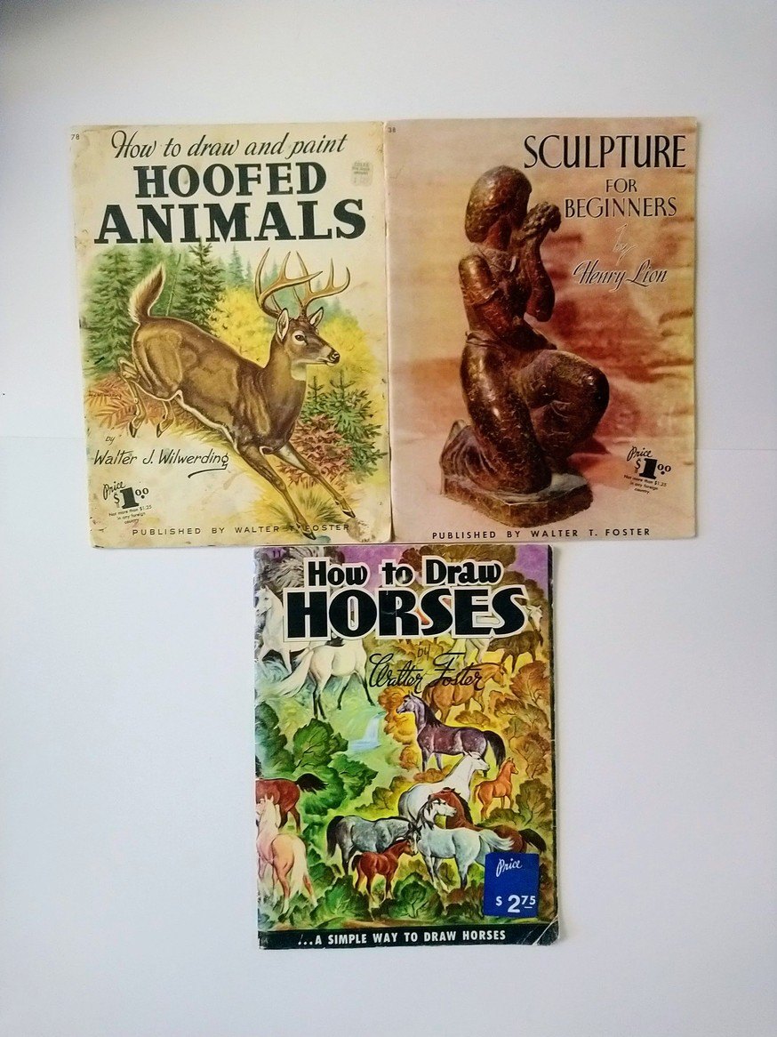 Walter T. Foster Art Instruction books!