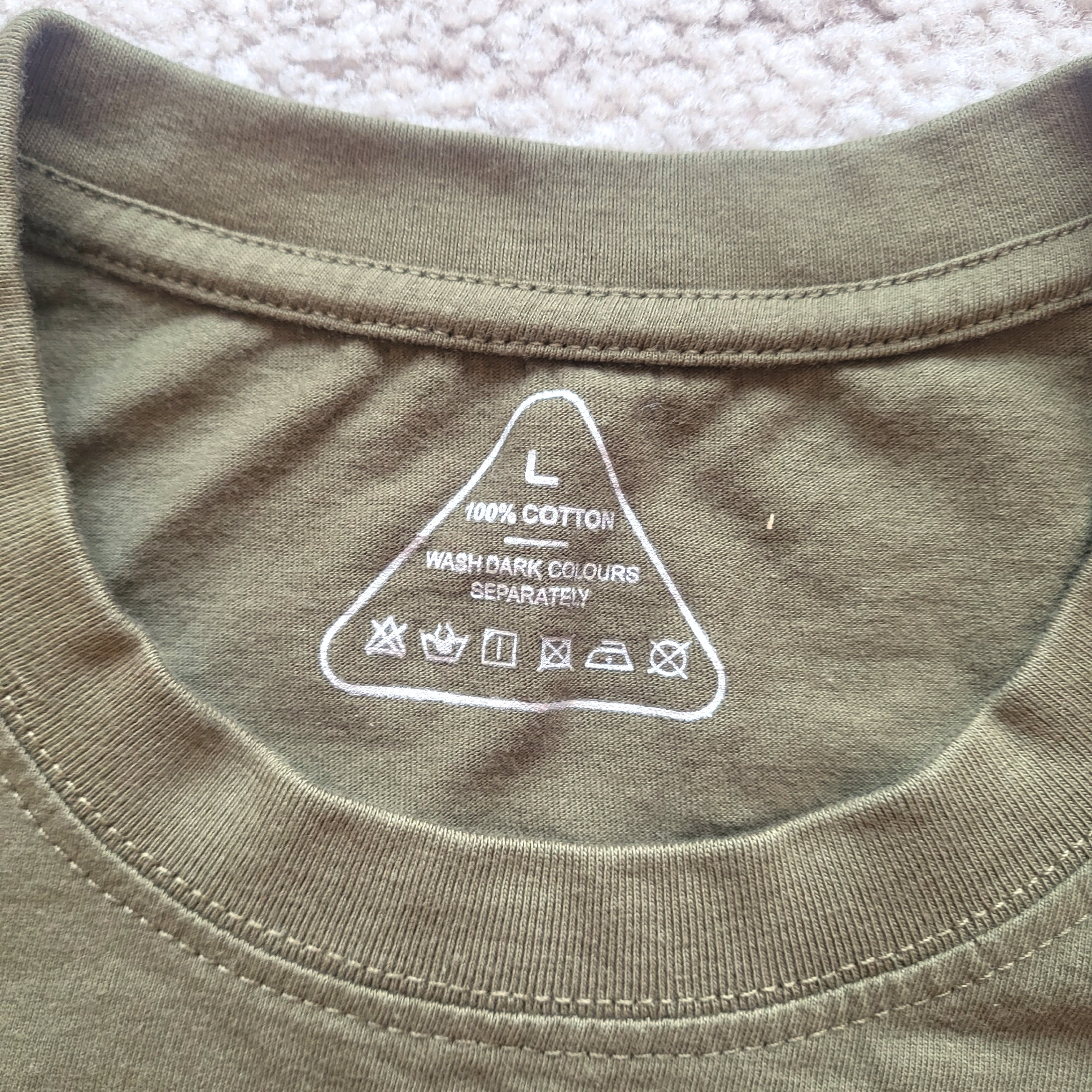 New Size Large Moss Green Graphic Comedic T-Shirt - South Ajax - photo 4