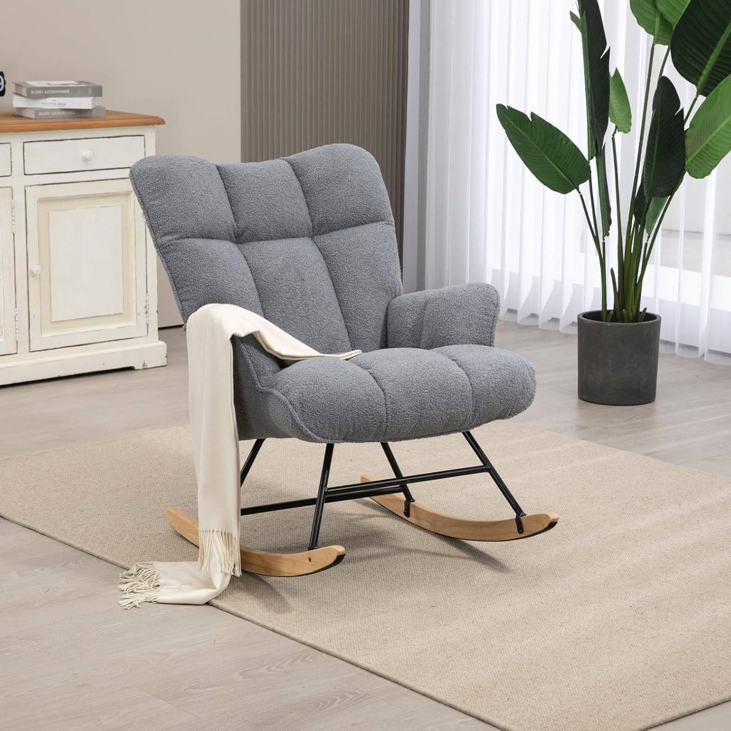 Grey Rocking Chair - New in box - photo 5