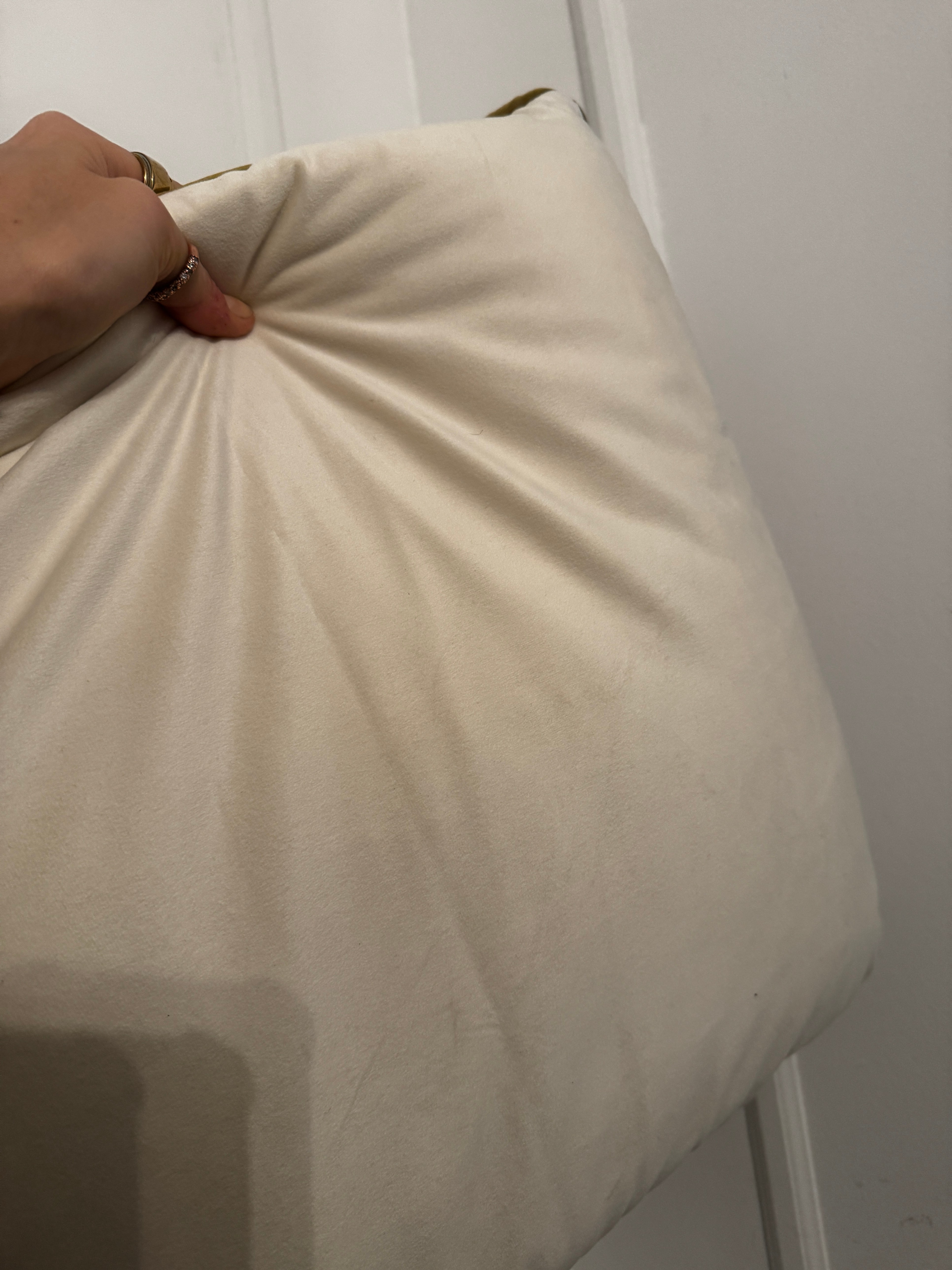 Metallic Gold Accented Velvet Cushions - photo 2