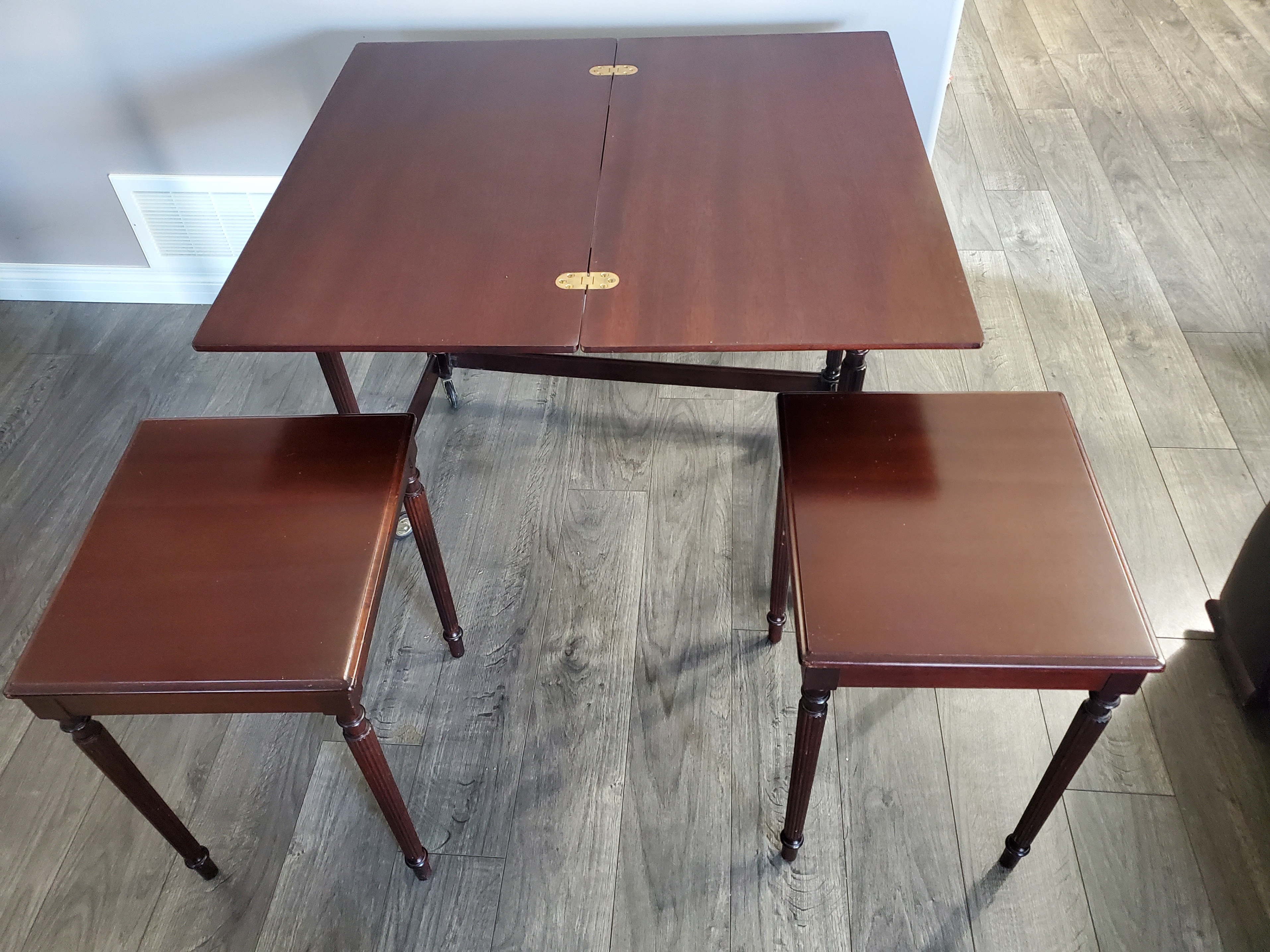 MAHOGONY VINTAGE TABLE SET - photo 5