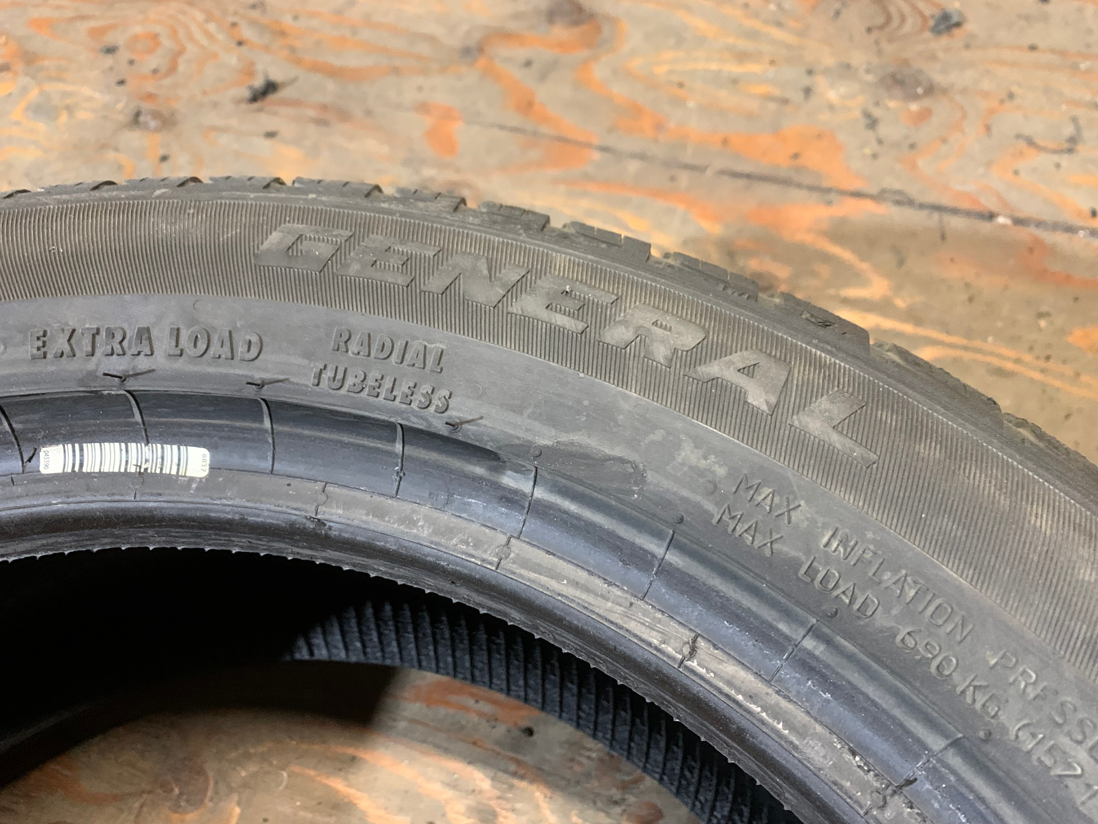 1 X single 215/50/17 95V M+S General Evertrek GT with 99% L New - photo 5