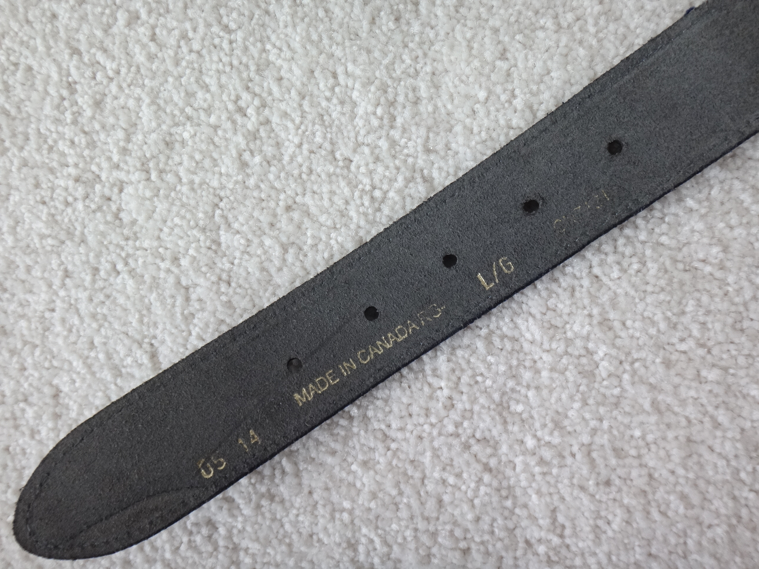 ✅♻️AIR CANADA Ground Staff Employee Uniform Canvas Belt - photo 4