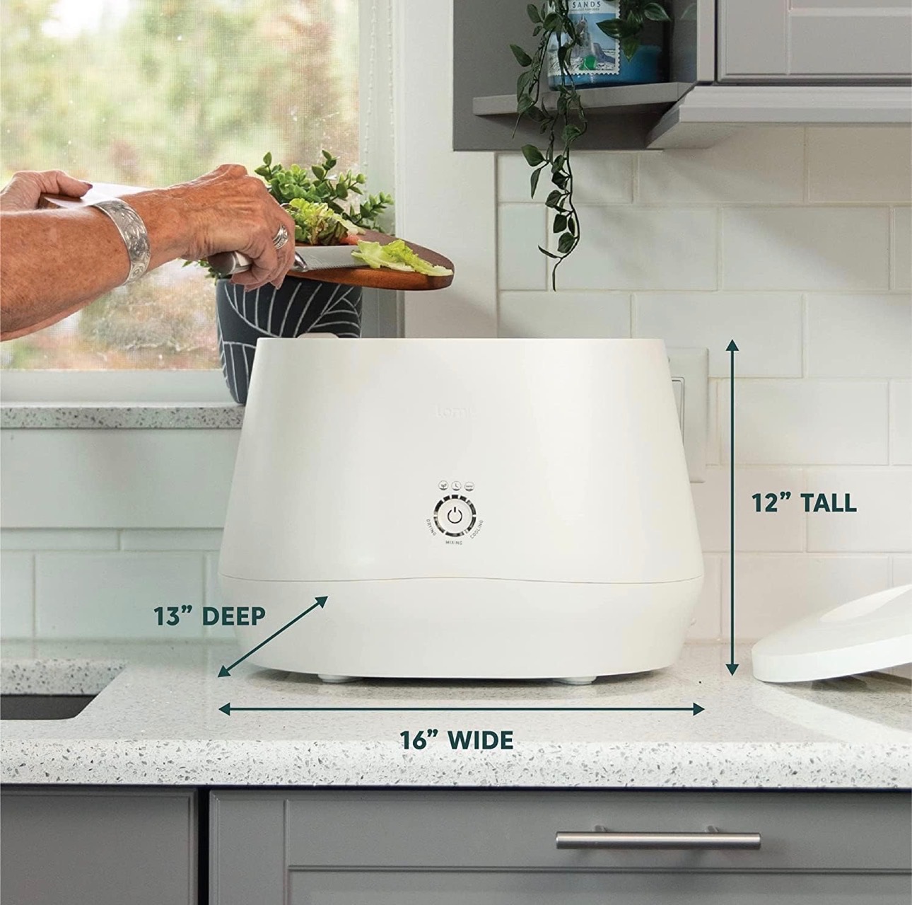 Lomi Smart Waste e-Composter Turn Waste into Natural Fertilizer - photo 5