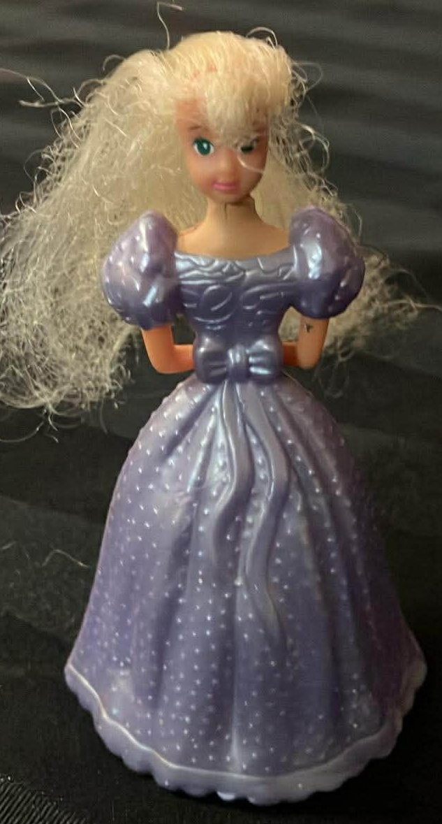 Vintage 1994 McDonald Bridesmaid Skipper Doll Figure - 4 Inches