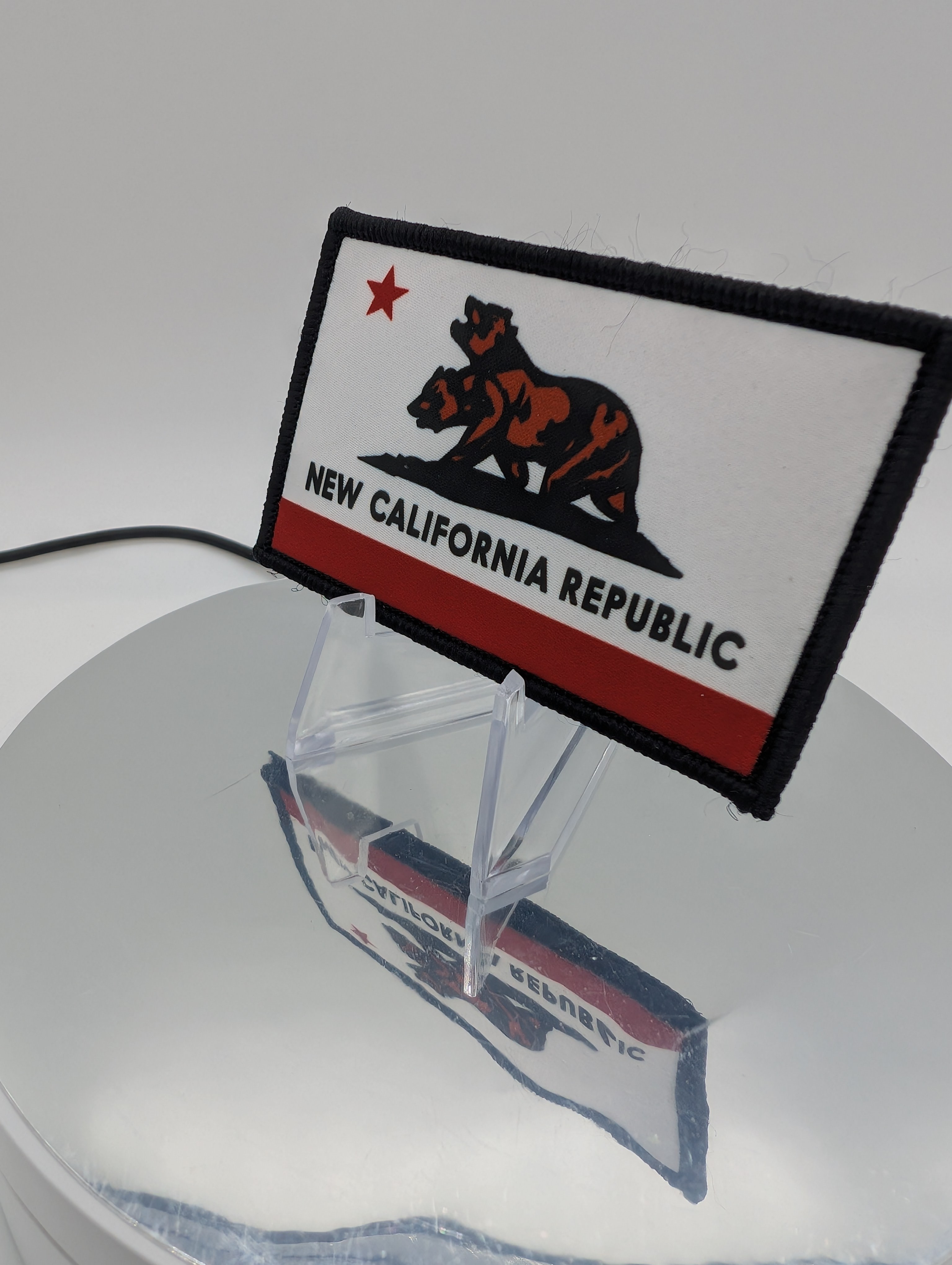 ☢️️🐻Fallout New California Republic (NCR) Flag Patch 🐻☢️ - photo 2