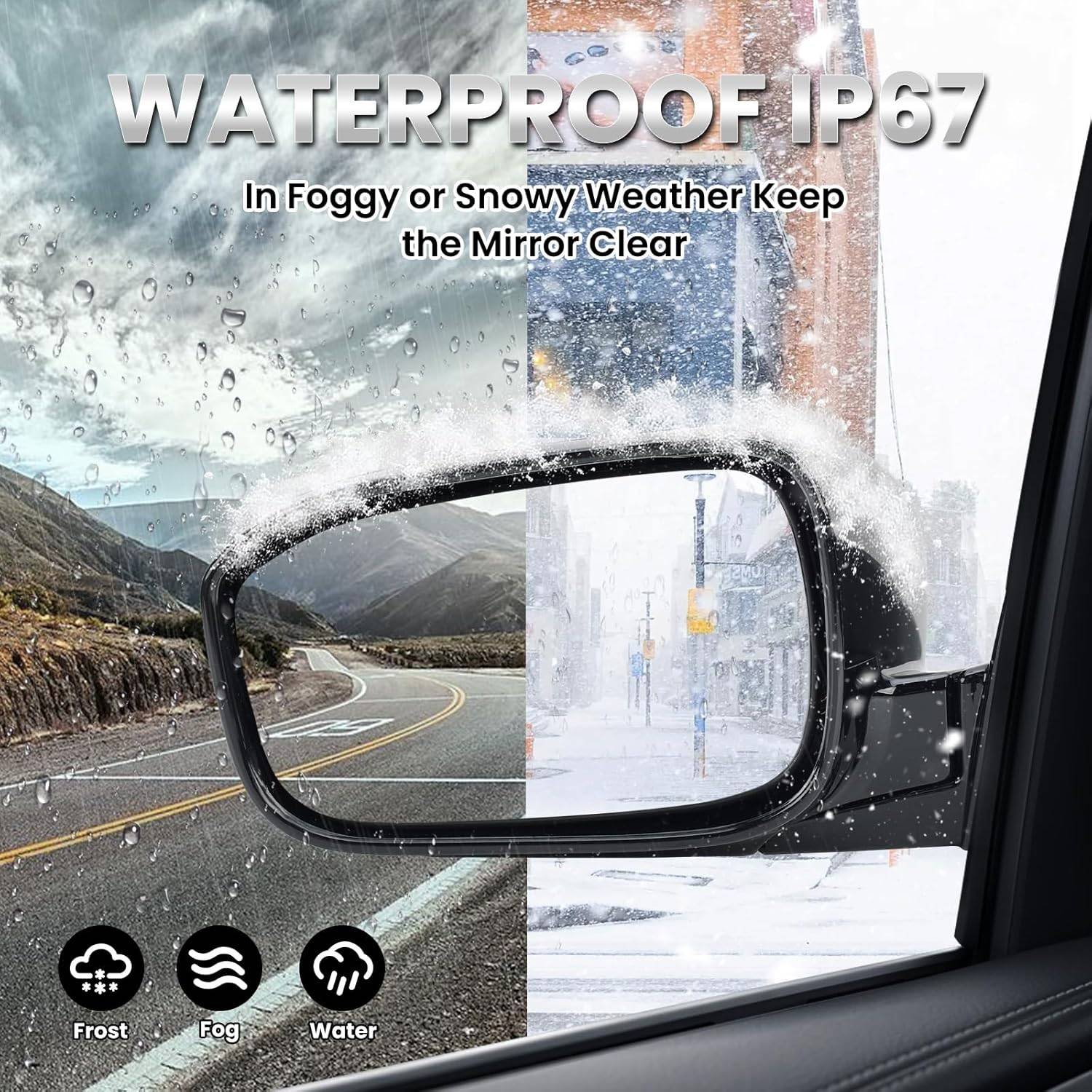 Left Driver Side Mirror Compatible with Honda Accord 2003-2007 - photo 3