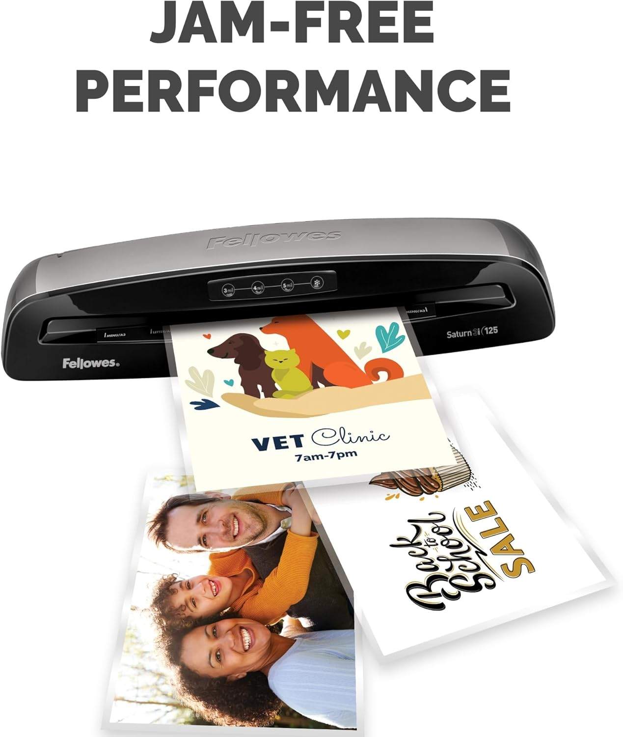 Fellowes Glossy Laminating Pouches – Letter Size, 5 mil, - photo 5