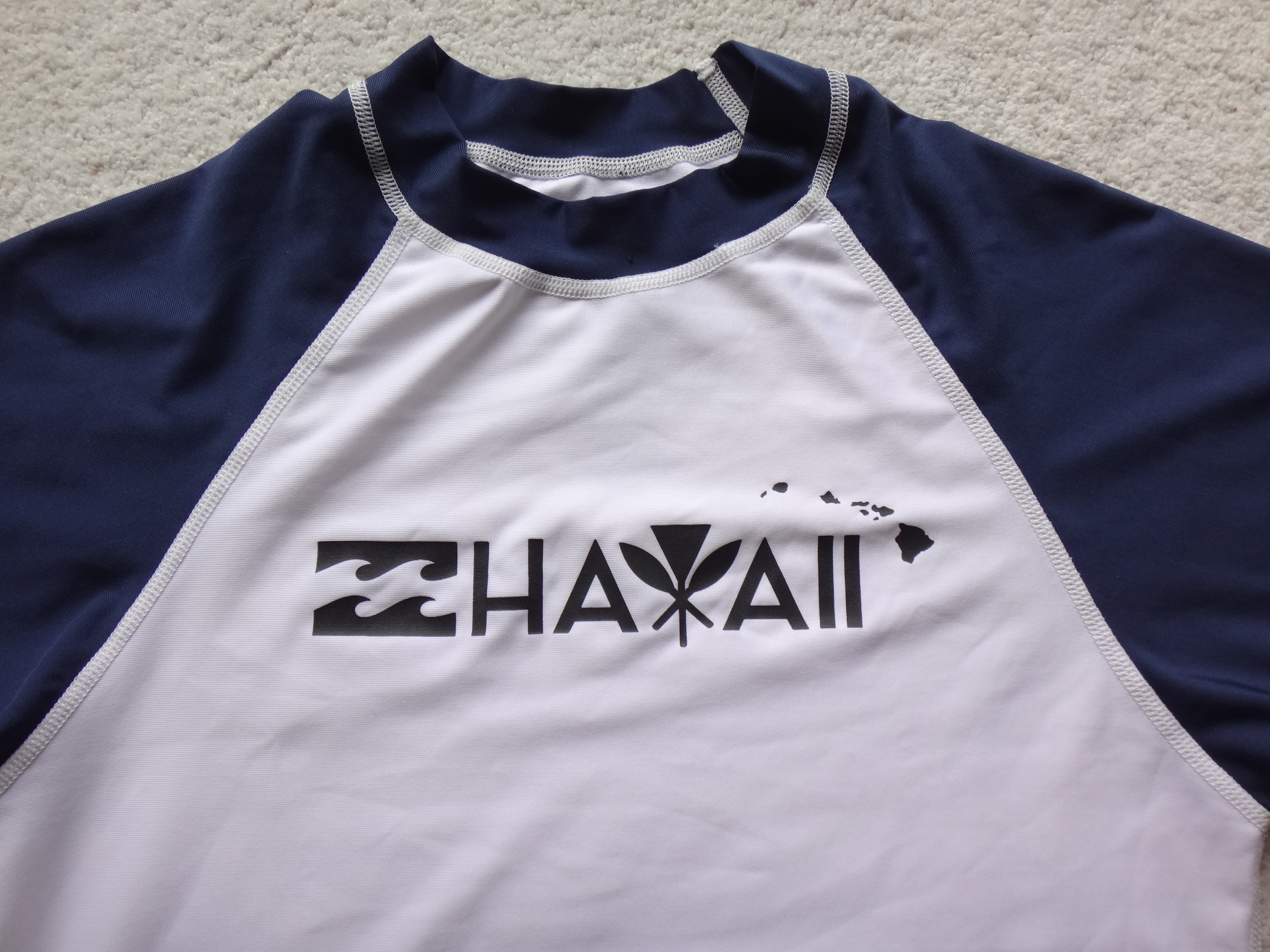 ✅🆕BILLABONG HAWAII SPF 50 Rash Guard Surfing Swimming T-Shirt - photo 3